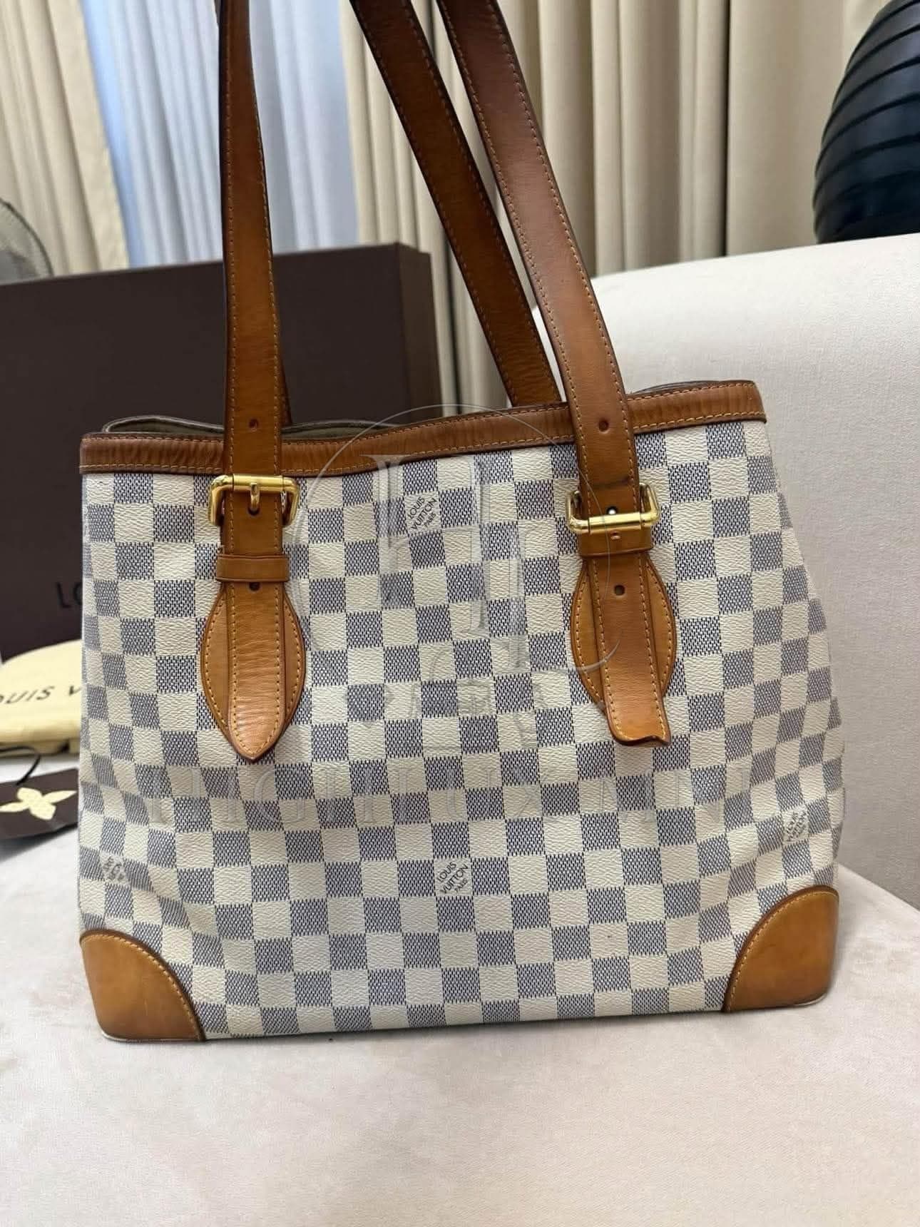 Louis Vuitton Damier Azur Hampstead MM — photo 9