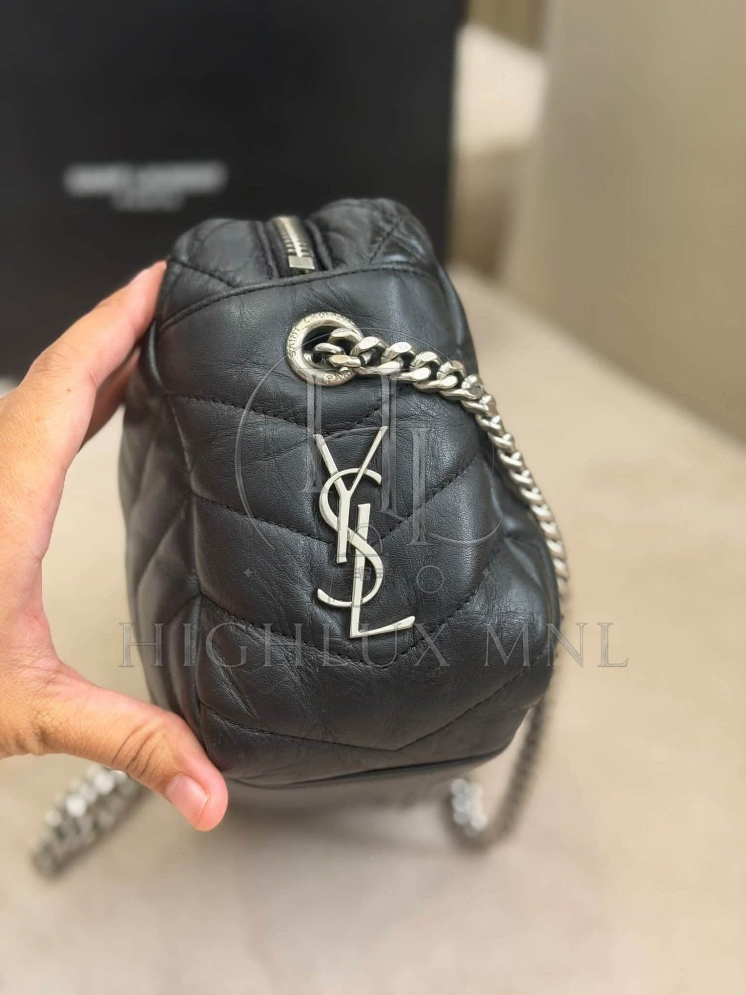 Saint Laurent Loulou Small Bowling Bag — photo 4