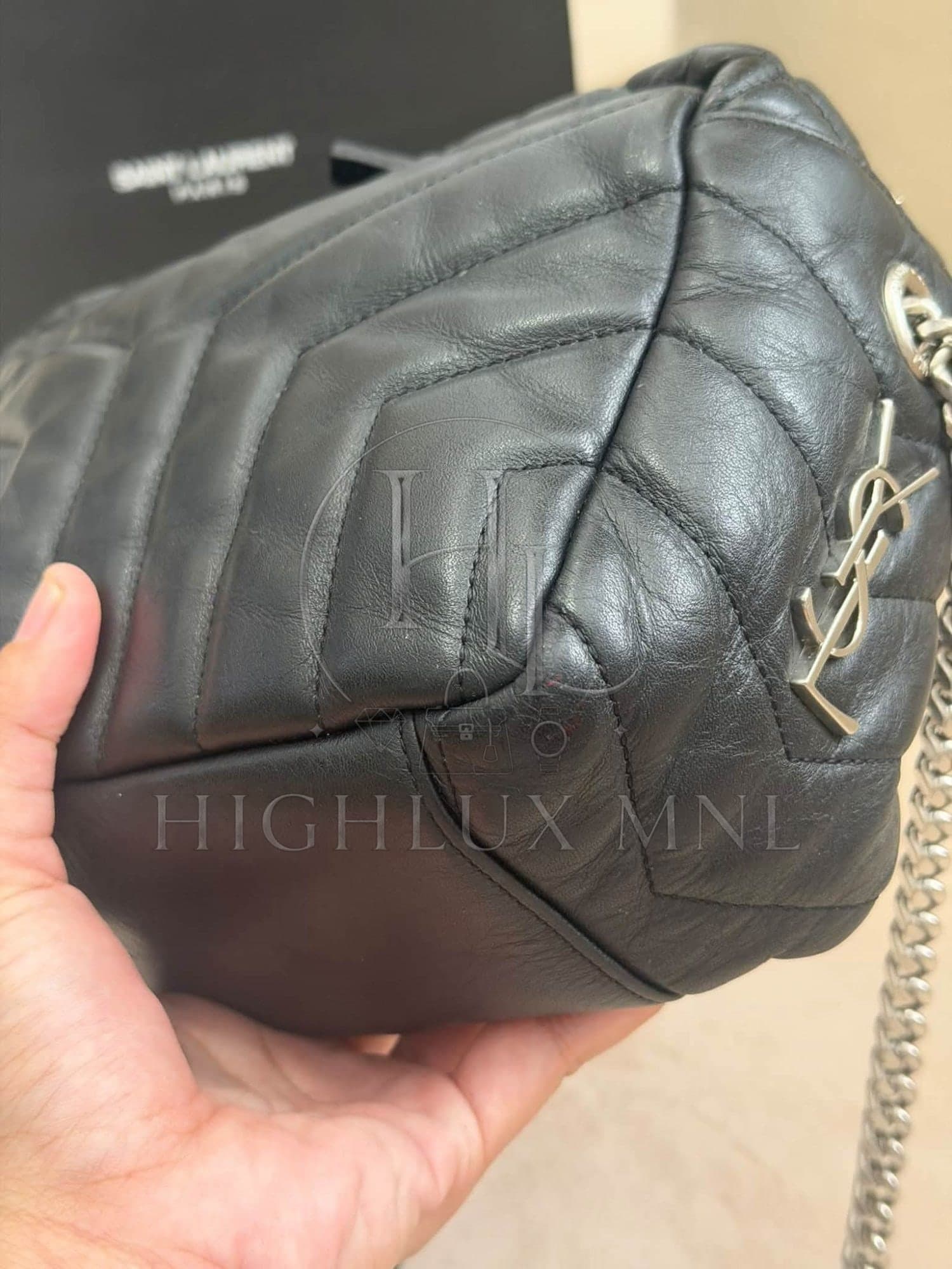 Saint Laurent Loulou Small Bowling Bag — photo 8