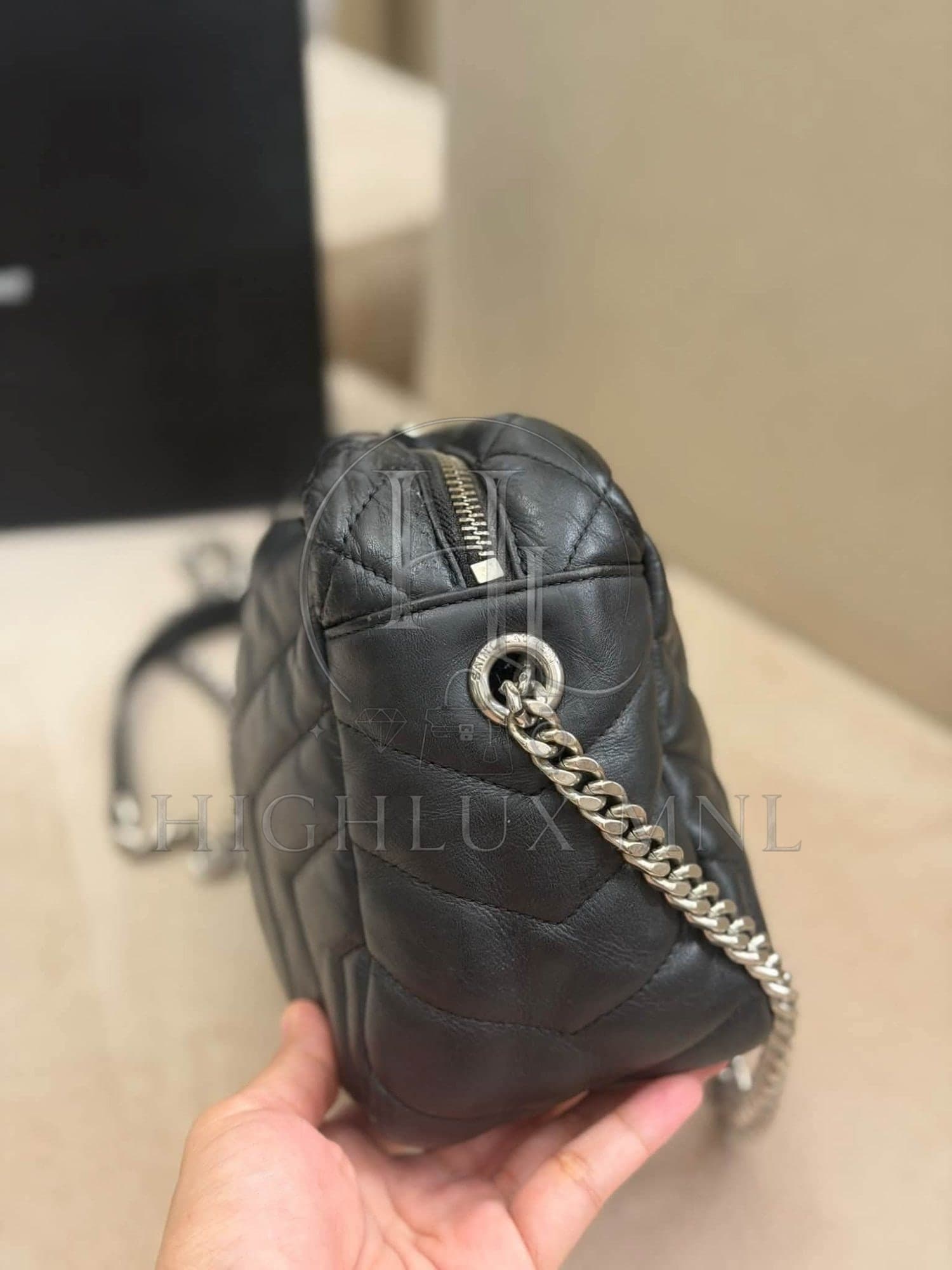 Saint Laurent Loulou Small Bowling Bag — photo 3