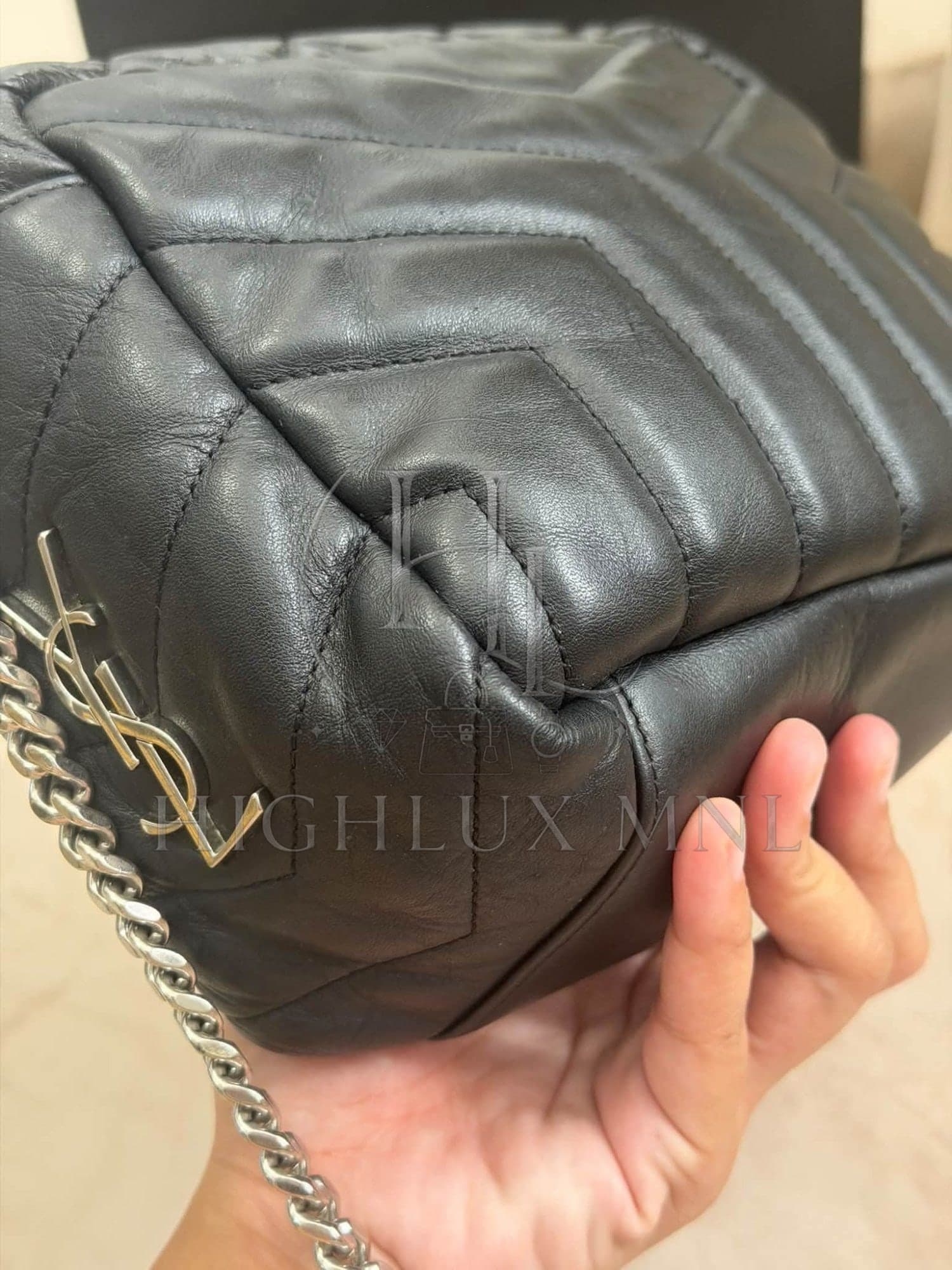 Saint Laurent Loulou Small Bowling Bag — photo 7