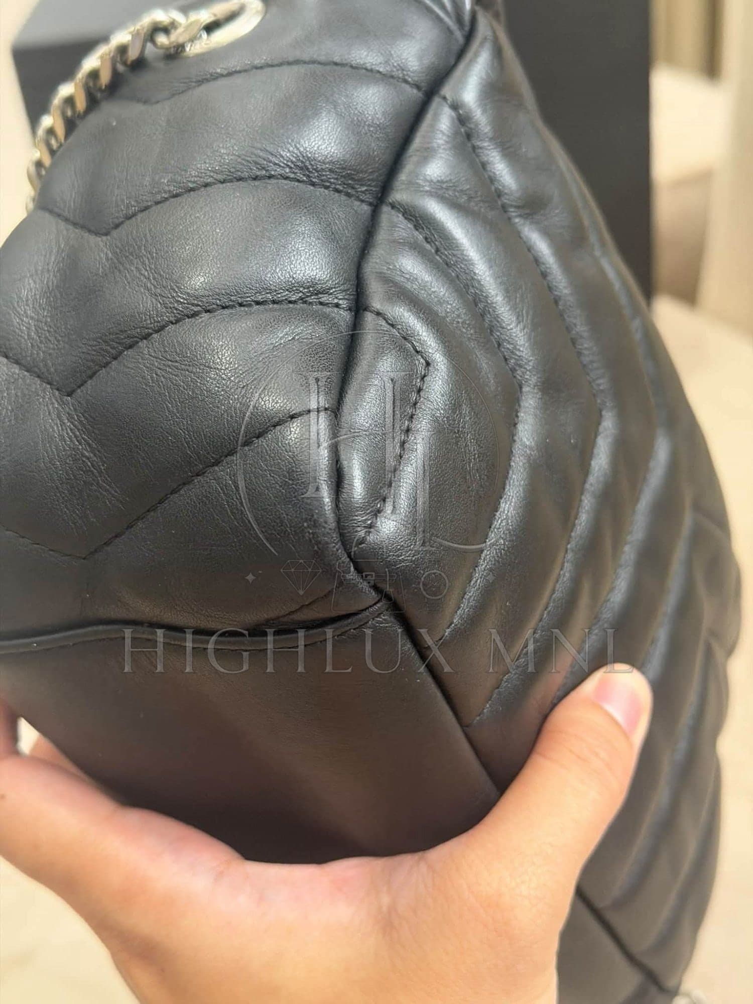 Saint Laurent Loulou Small Bowling Bag — photo 9