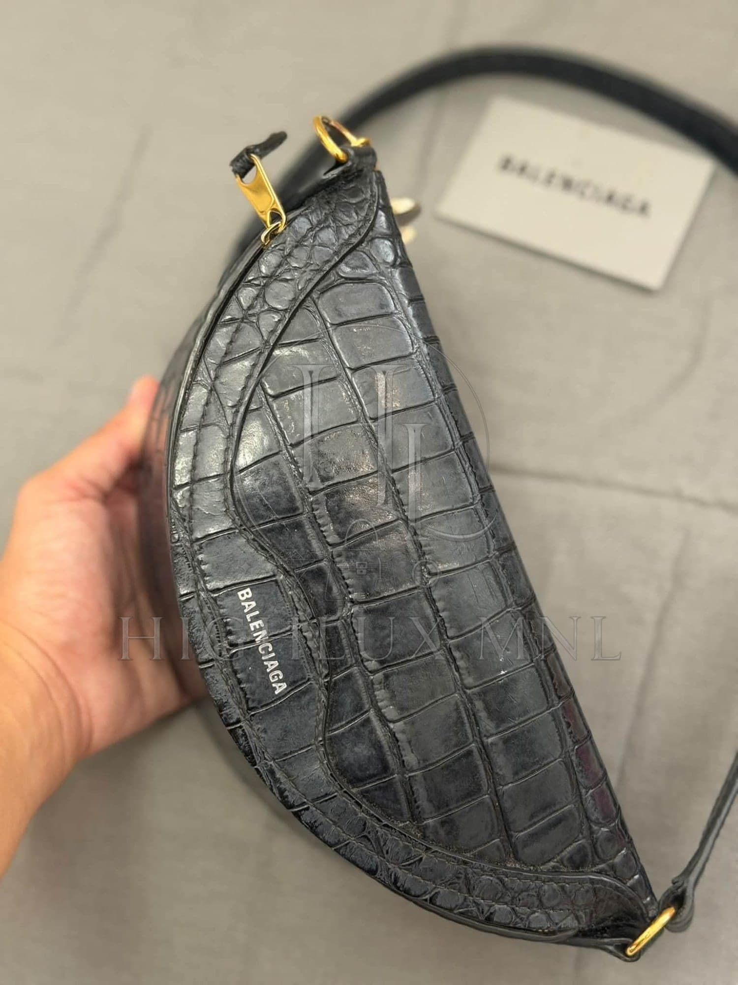Balenciaga Souvenier Croc-Embossed — photo 6