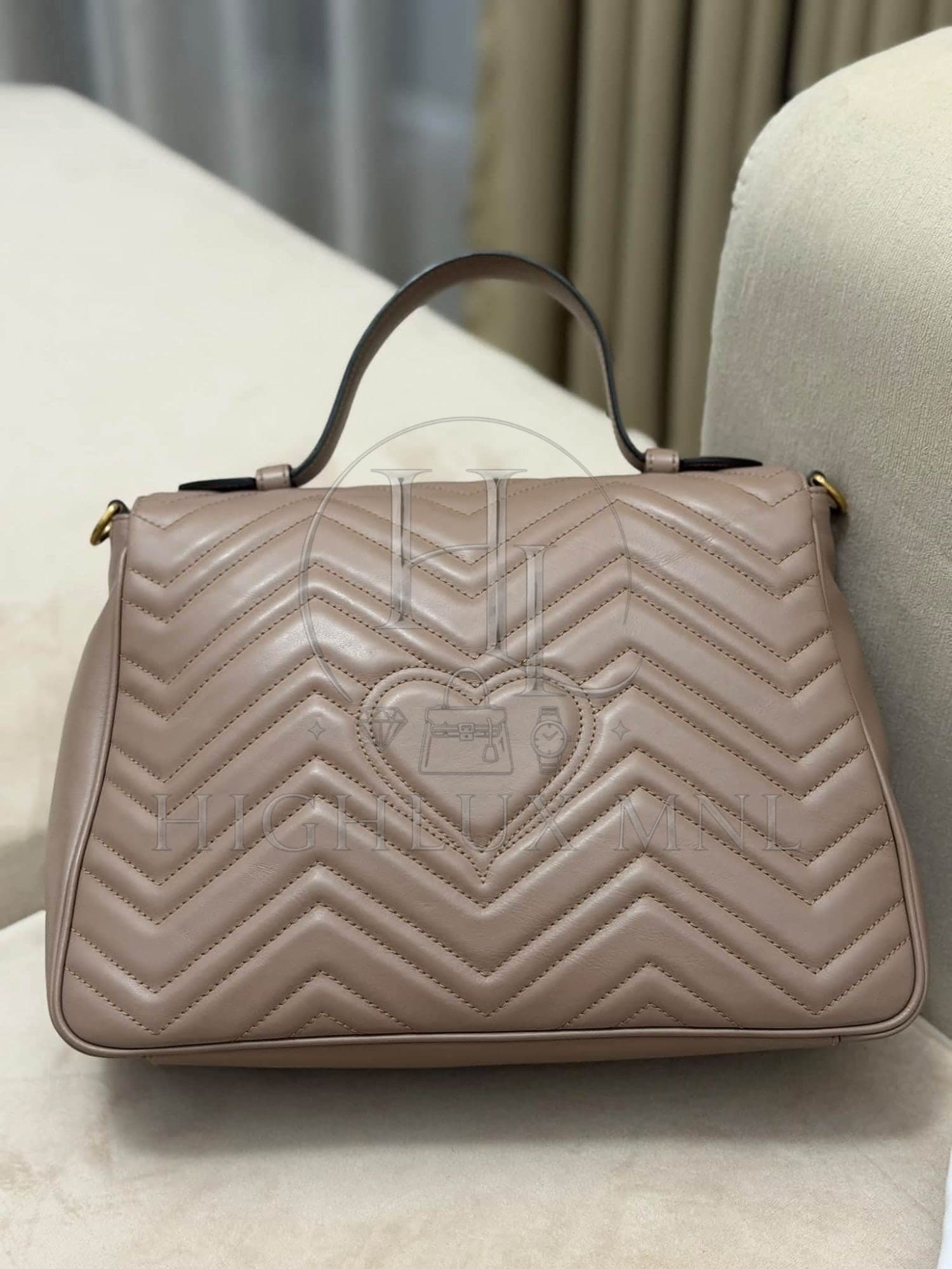 Gucci GG Marmont Top Handle Small — photo 3