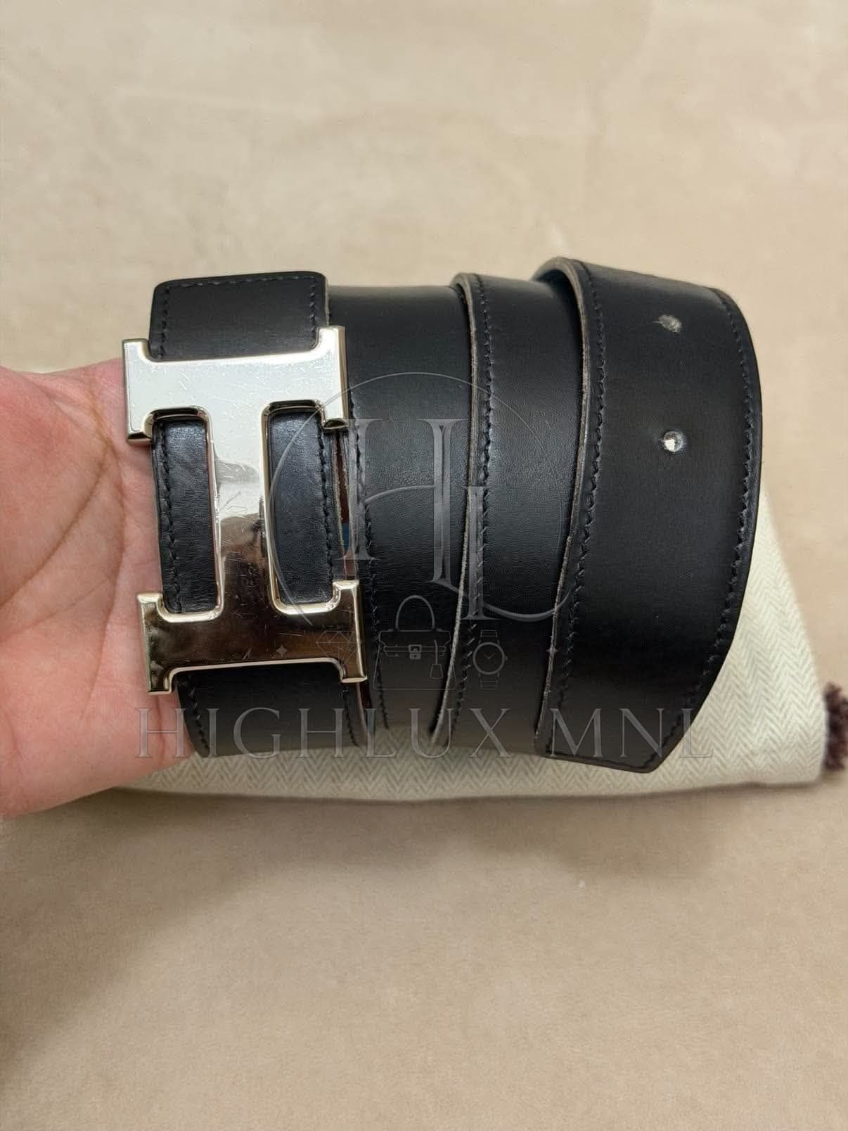 Hermès Belt Reversible Black-Blue — photo 4