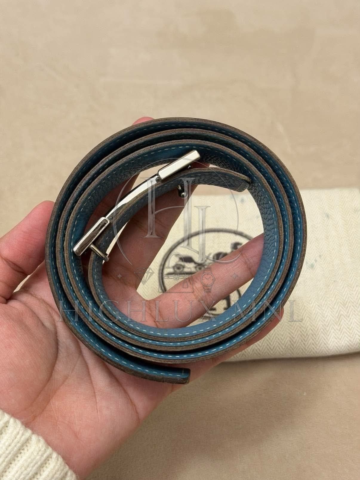 Hermès Belt Reversible Black-Blue — photo 2
