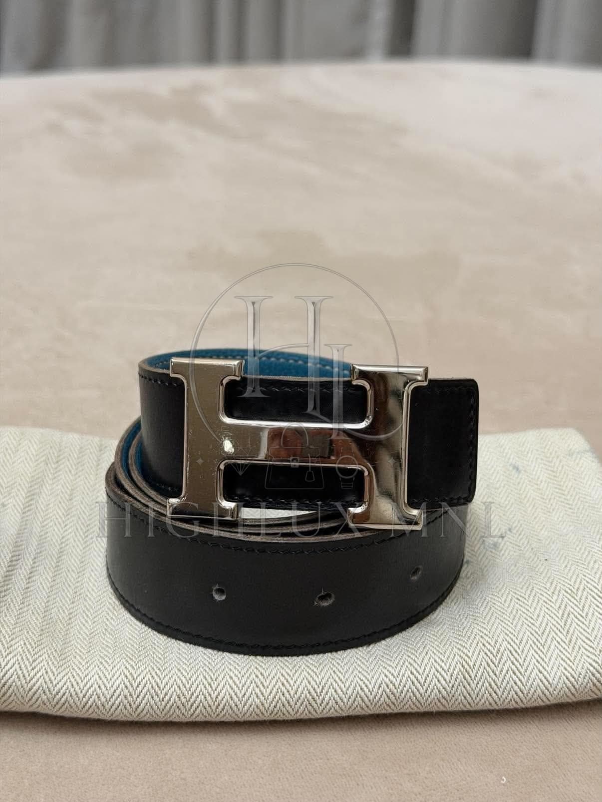 Hermès Belt Reversible Black-Blue — photo 5