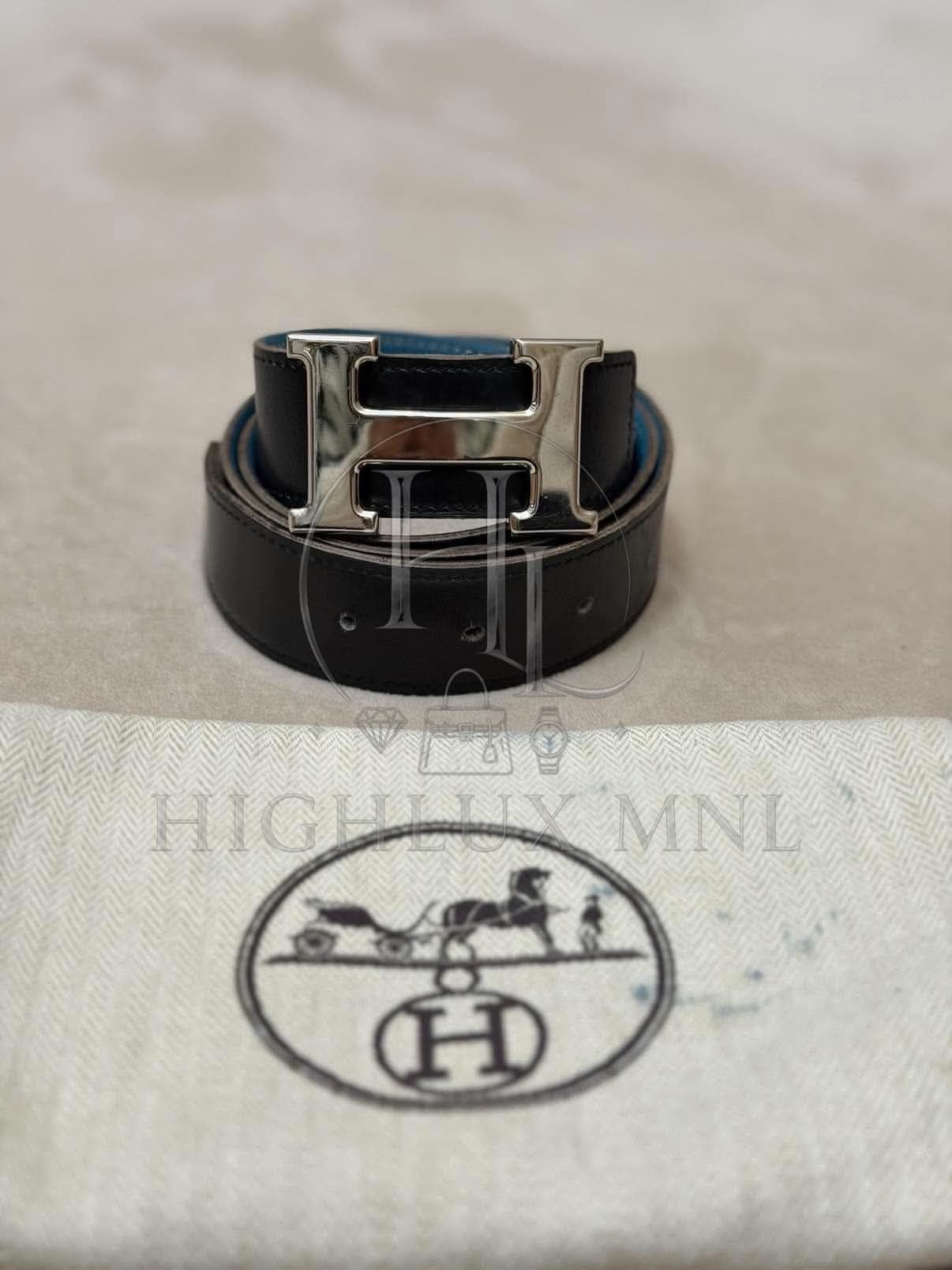 Hermès Belt Reversible Black-Blue — photo 6