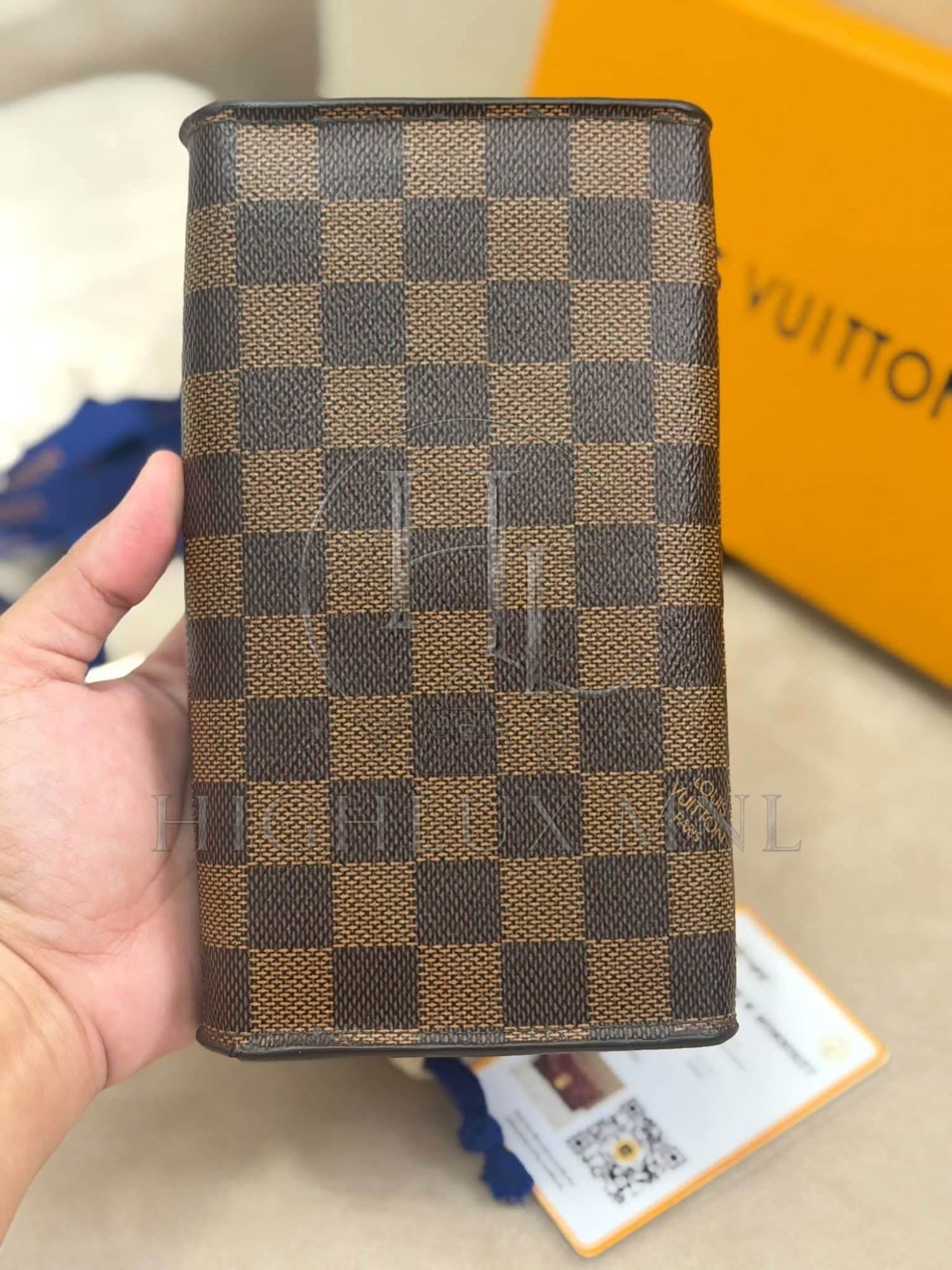Louis Vuitton Damier Ebene Croissette Wallet on Chain — photo 6