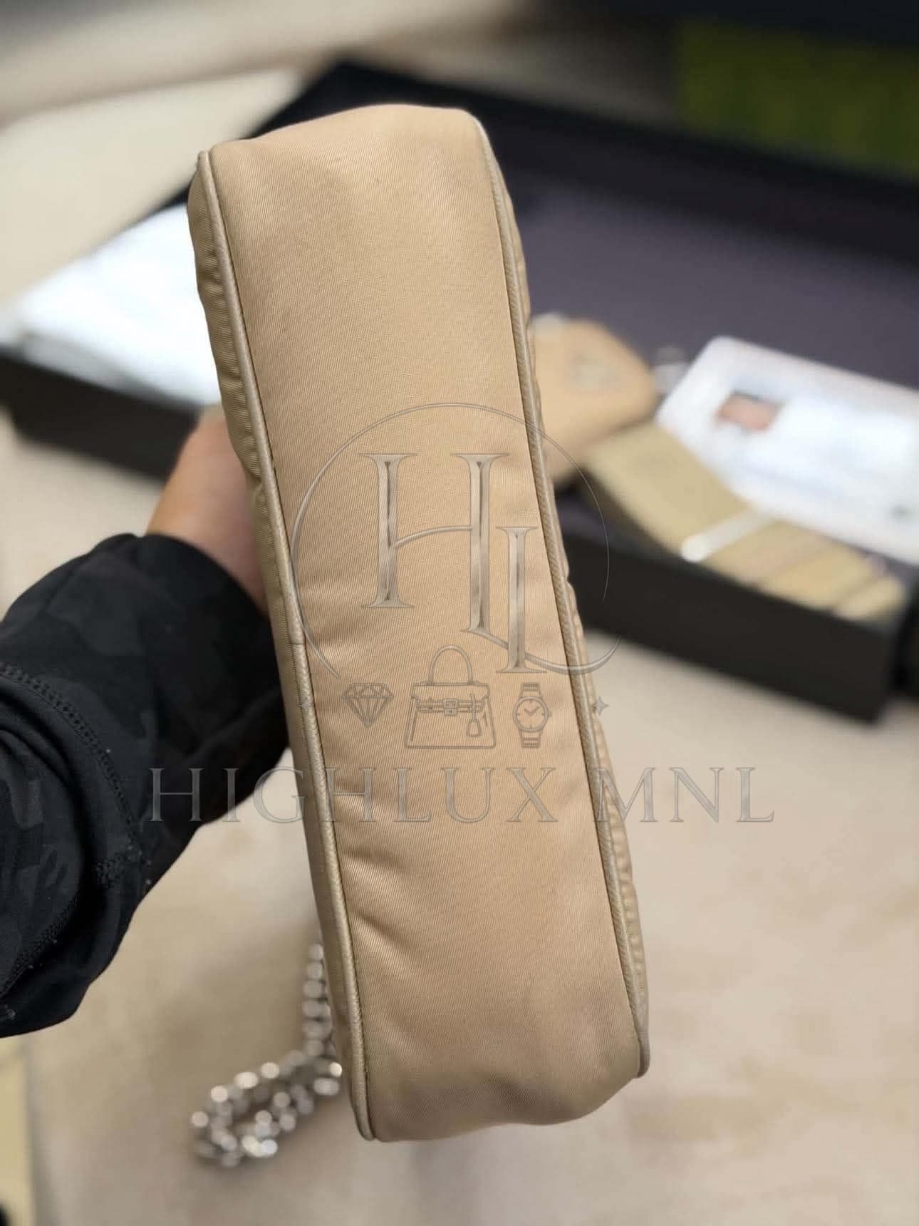 Prada Re-Edition 2005 Multipochette in Beige color