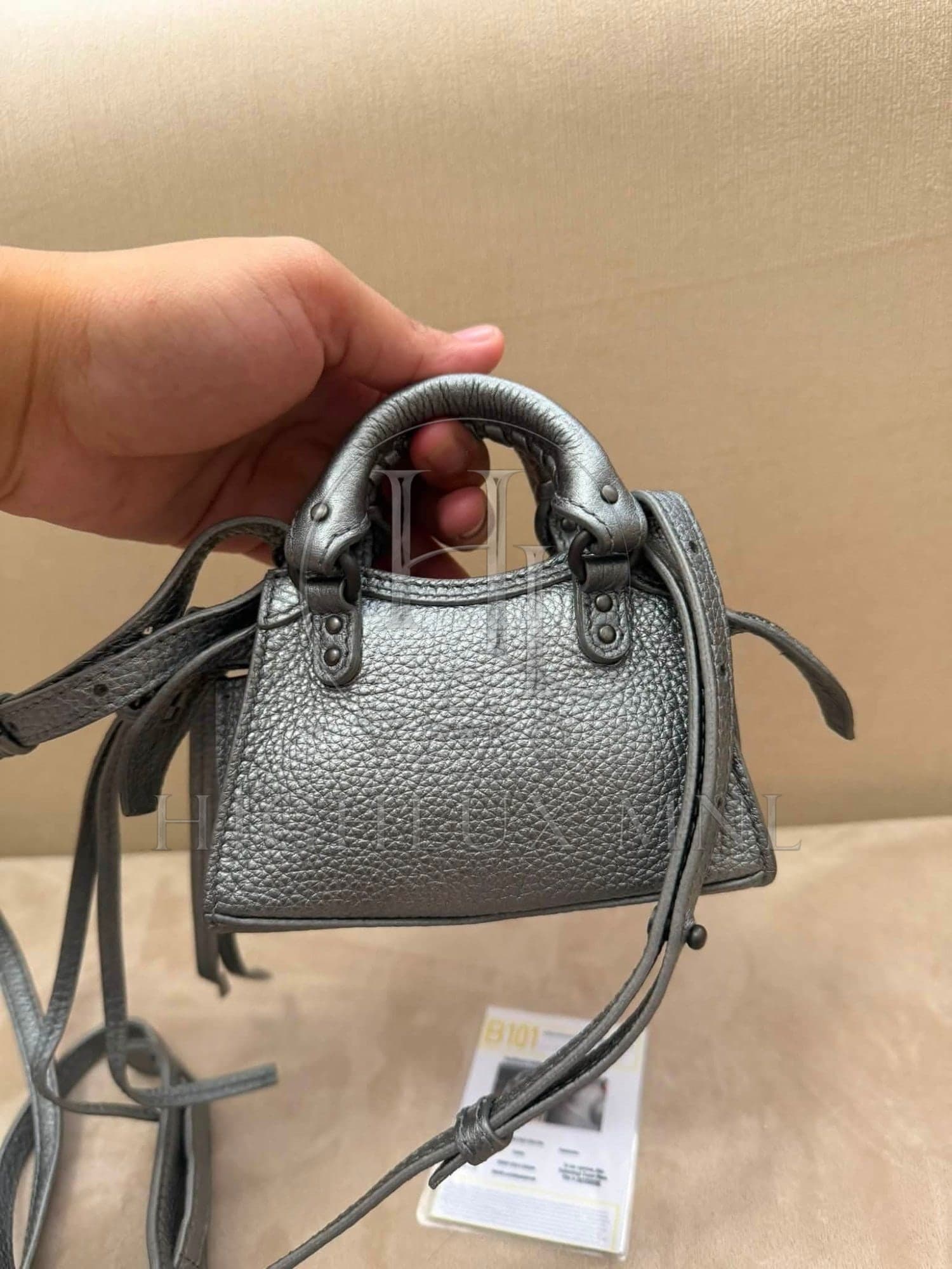 Balenciaga Metallic Classic City in Micro Nano — photo 6