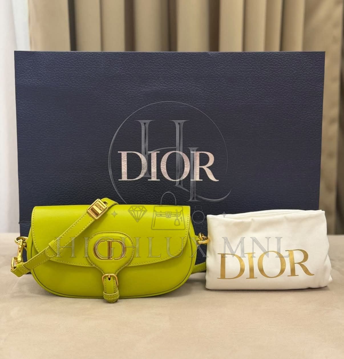 Dior Eastwest Bobby in Lime green