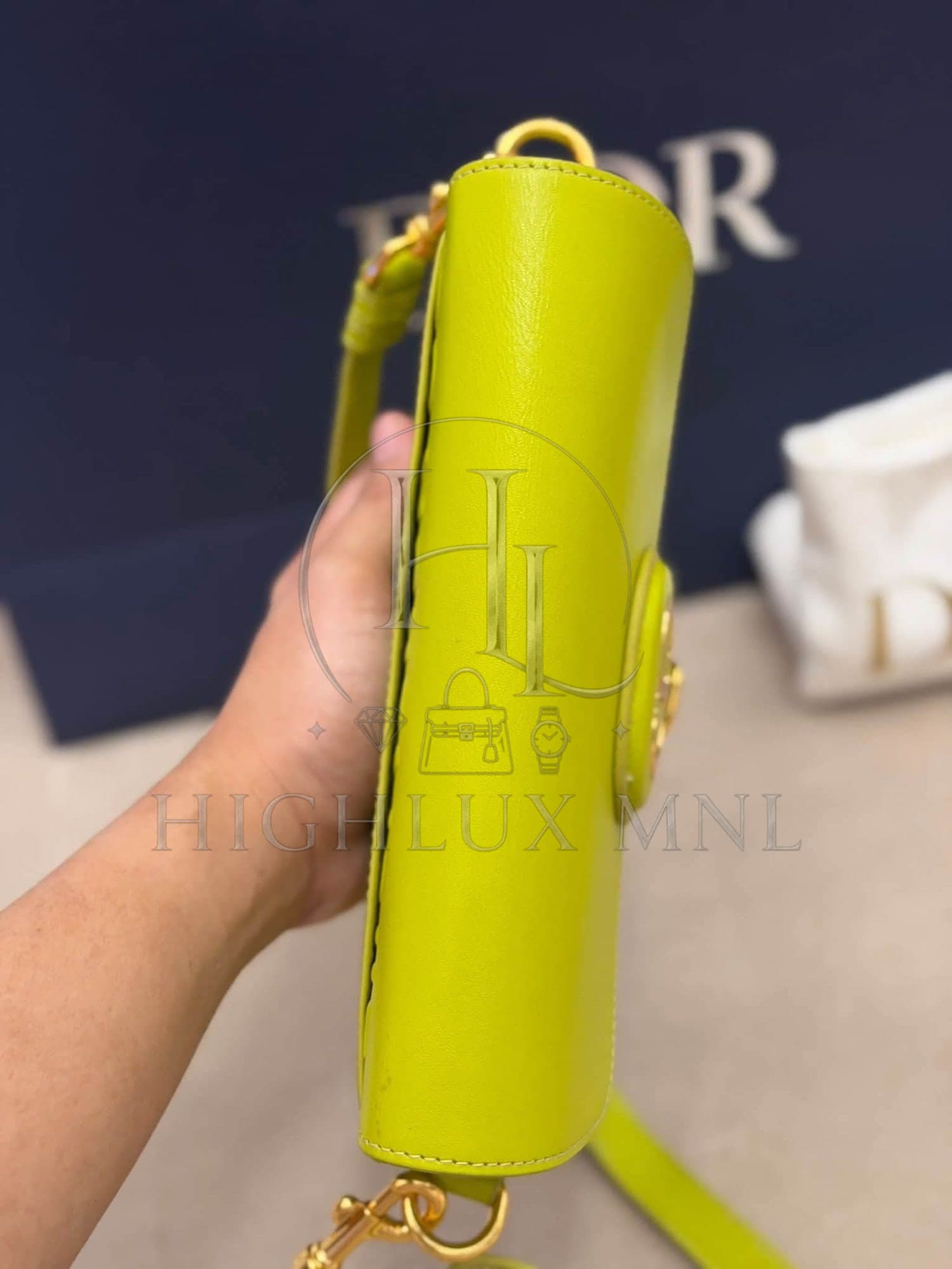Dior Eastwest Bobby in Lime green — photo 6