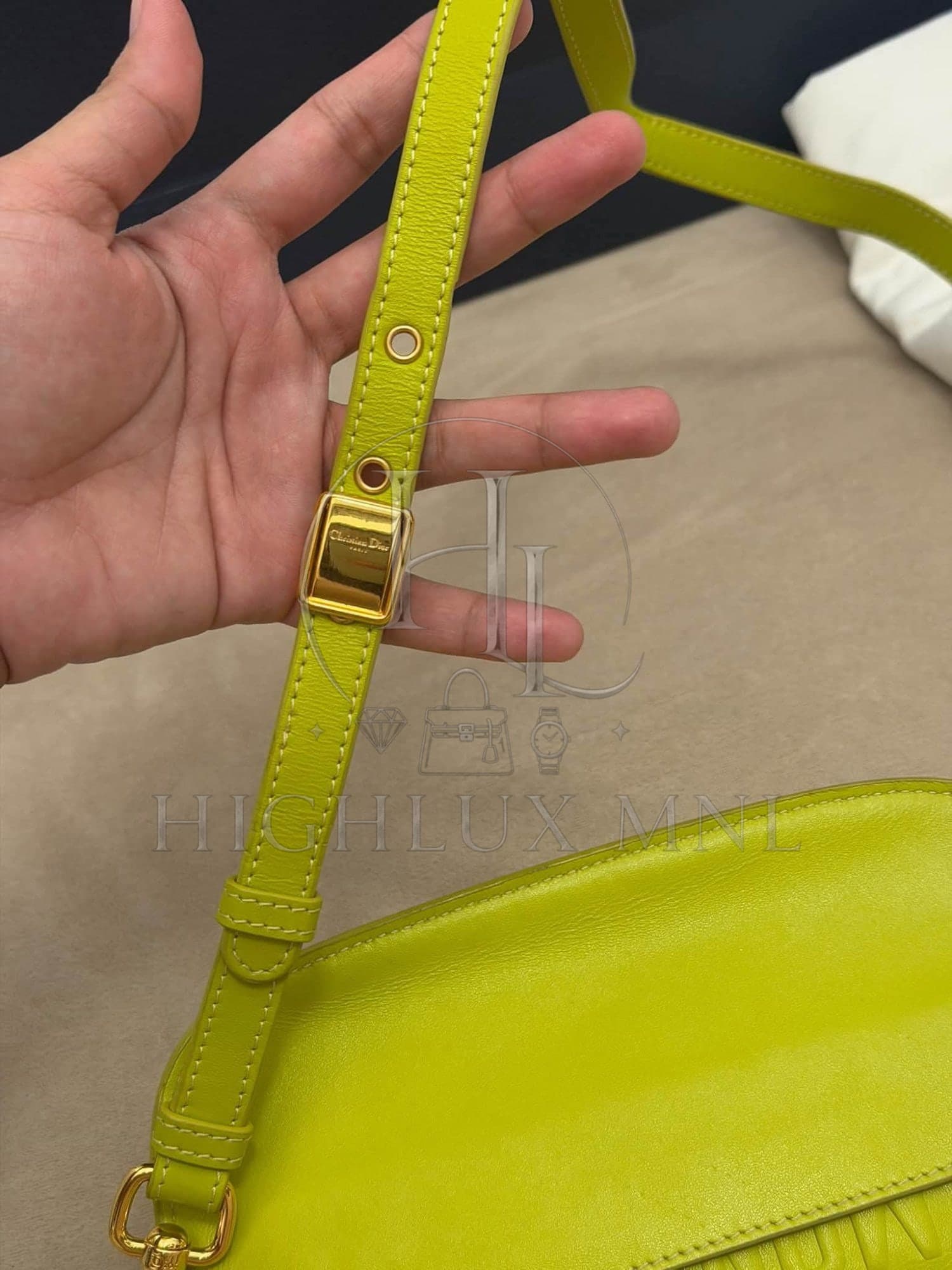 Dior Eastwest Bobby in Lime green — photo 8