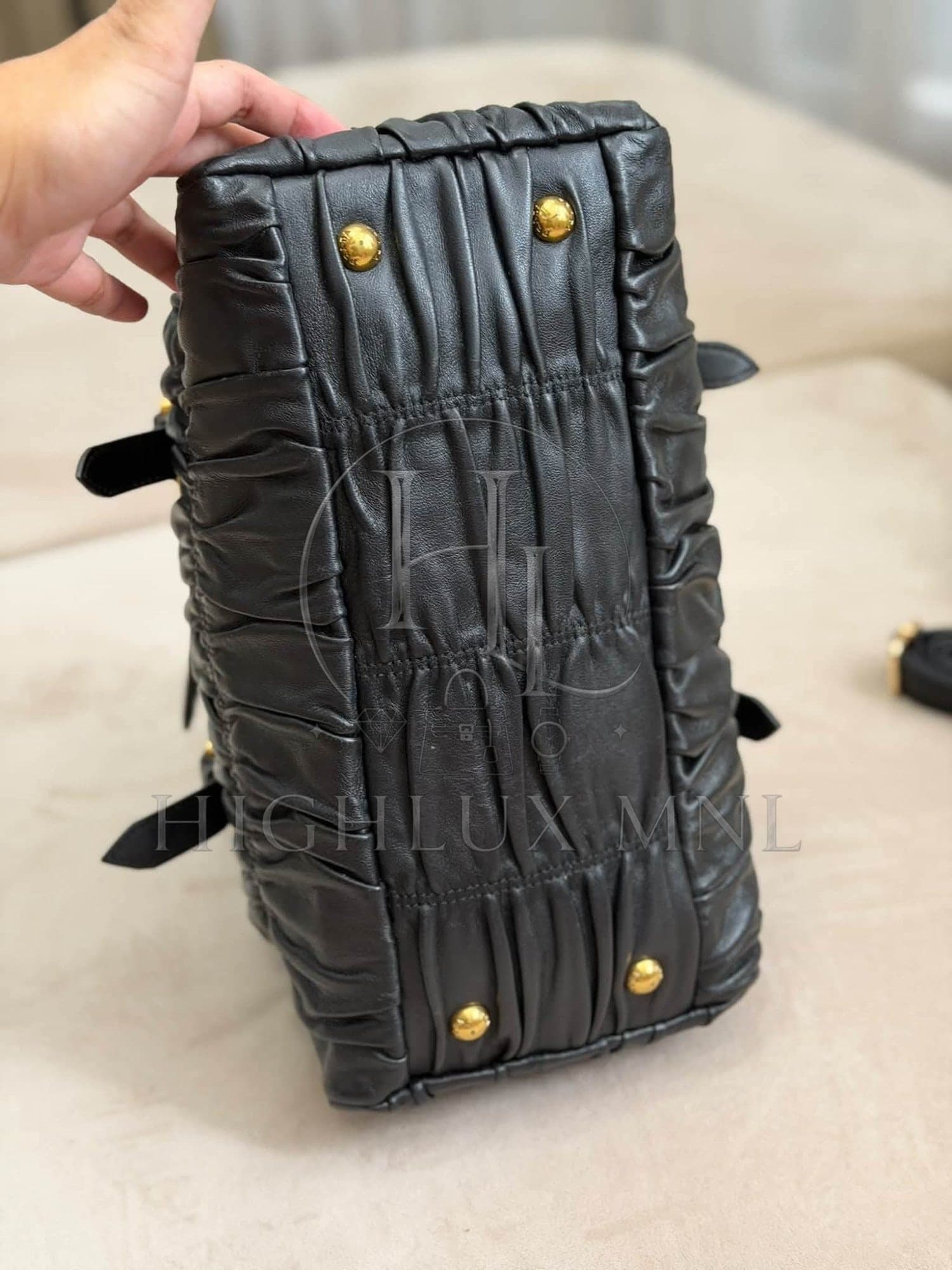 Prada Nappa Gaufre Satchel Bag — photo 6