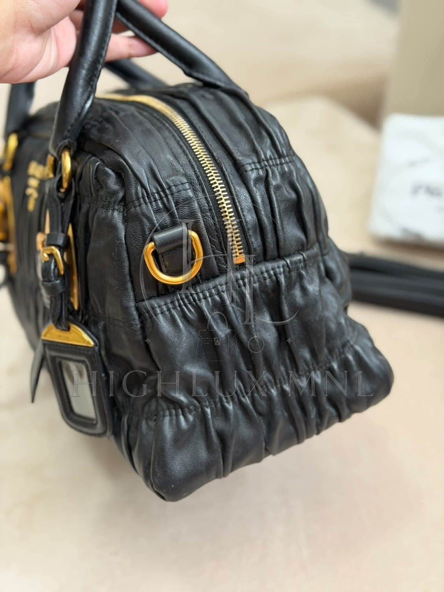 Prada Nappa Gaufre Satchel Bag — photo 4