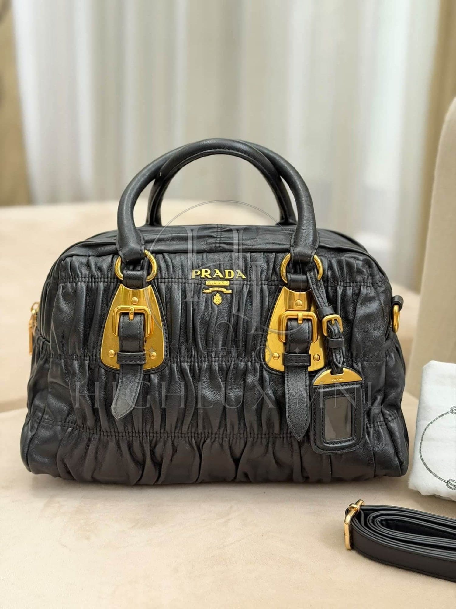 Prada Nappa Gaufre Satchel Bag — photo 2