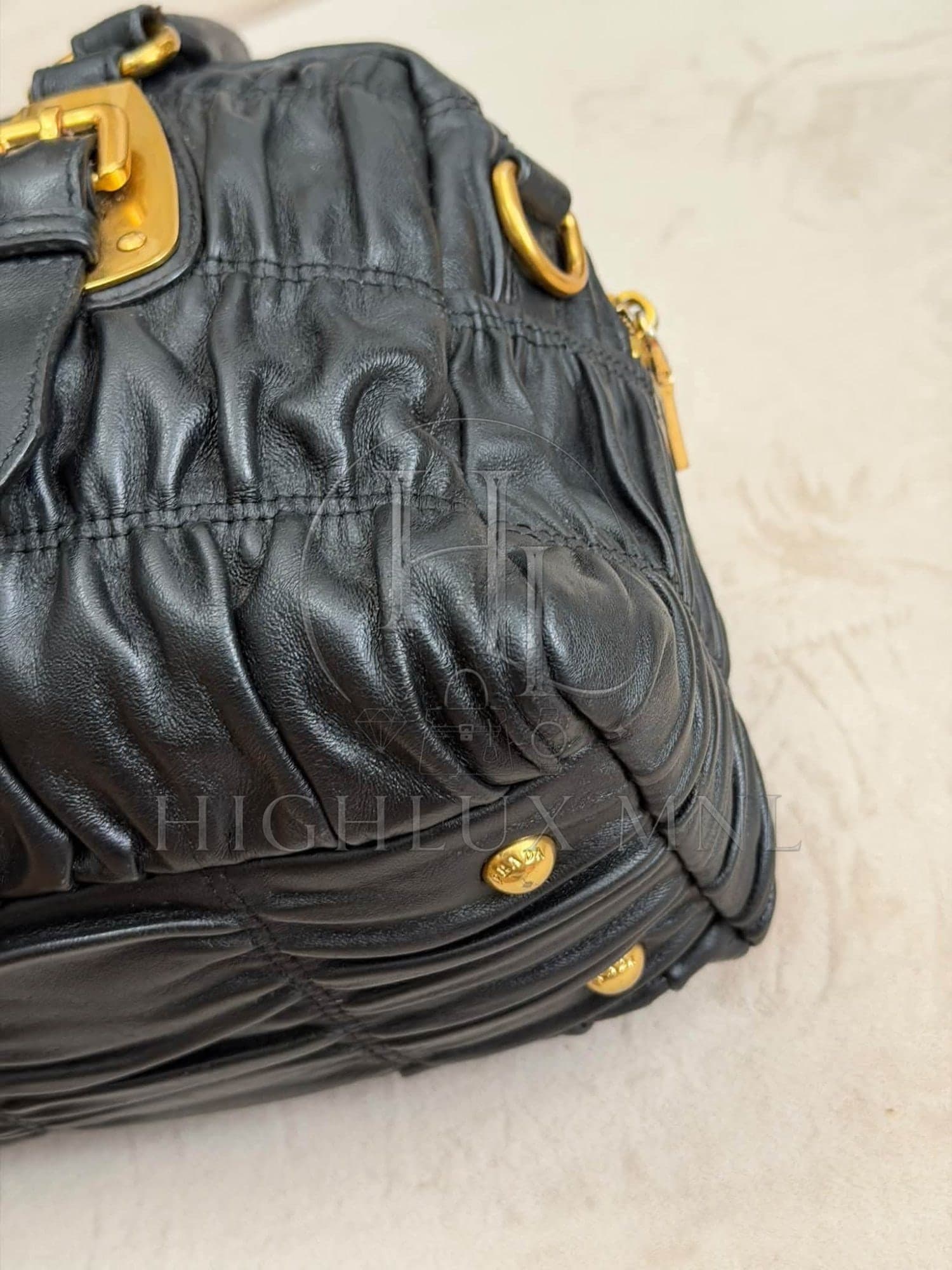 Prada Nappa Gaufre Satchel Bag — photo 8