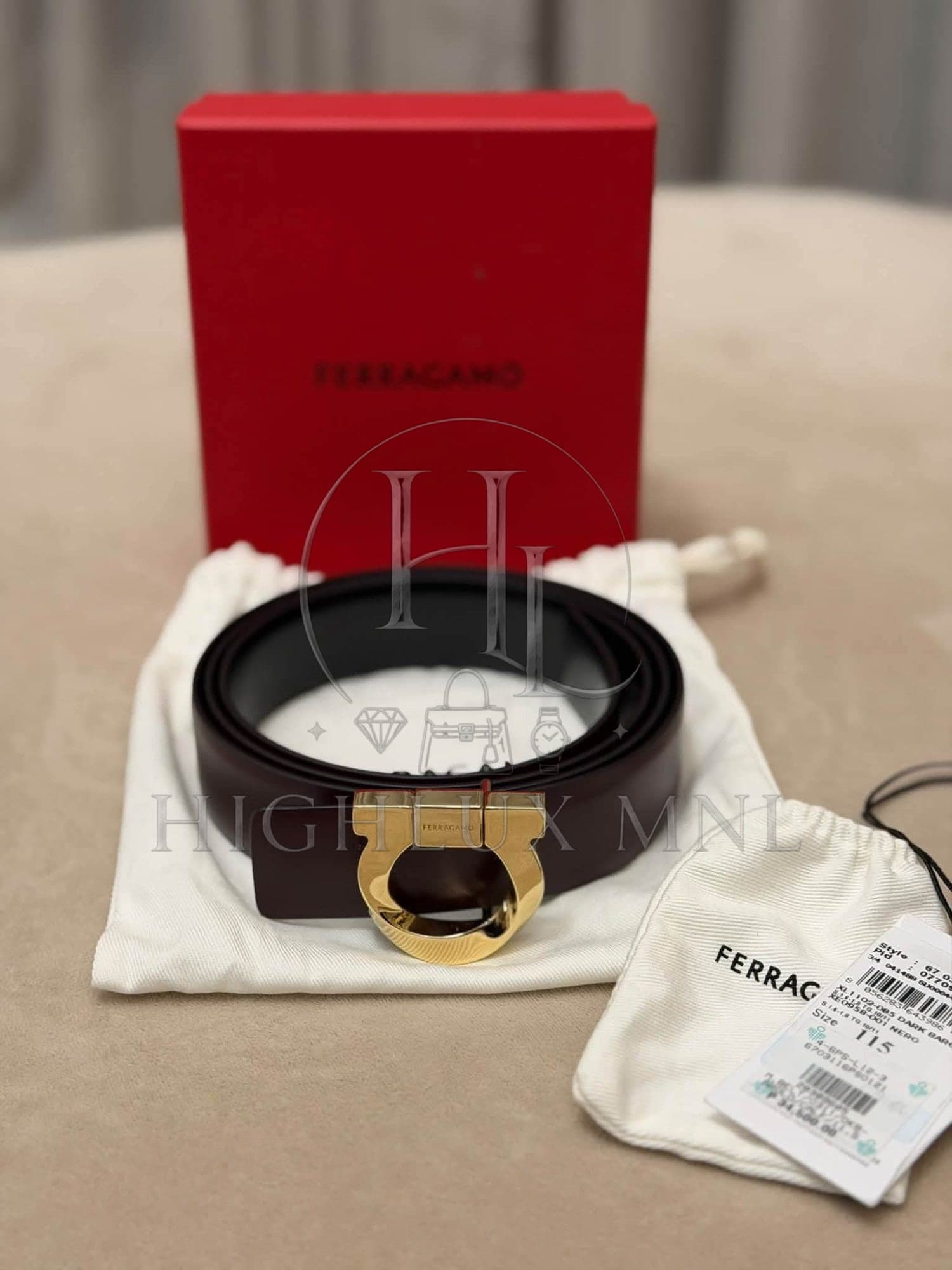 Ferragamo Reversible Belt Size 115 — photo 2