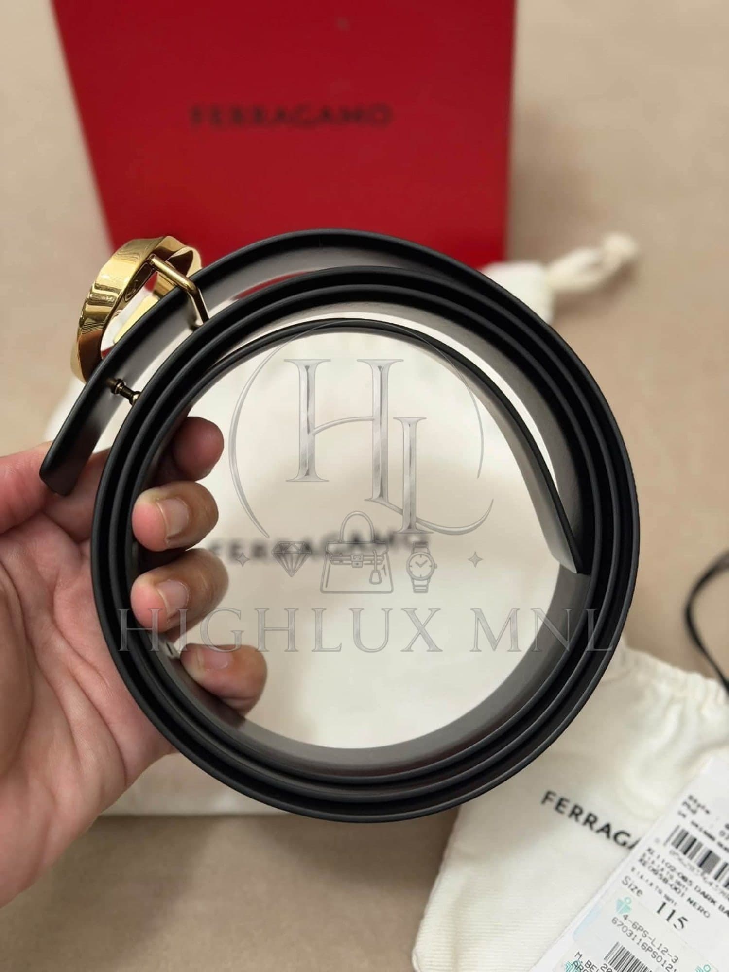 Ferragamo Reversible Belt Size 115 — photo 5