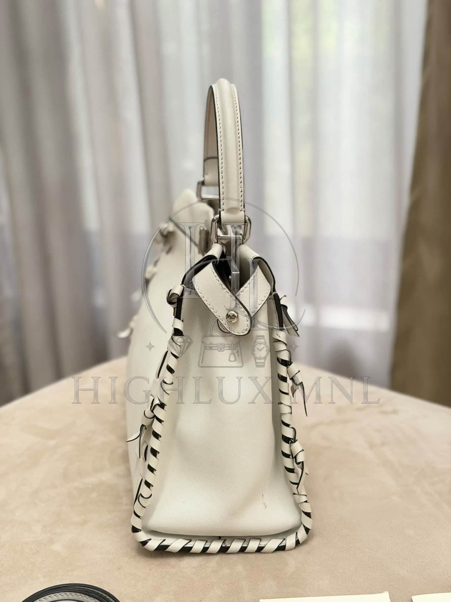 Fendi Nappa Whipstitch Medium Peakaboo Bag — photo 4