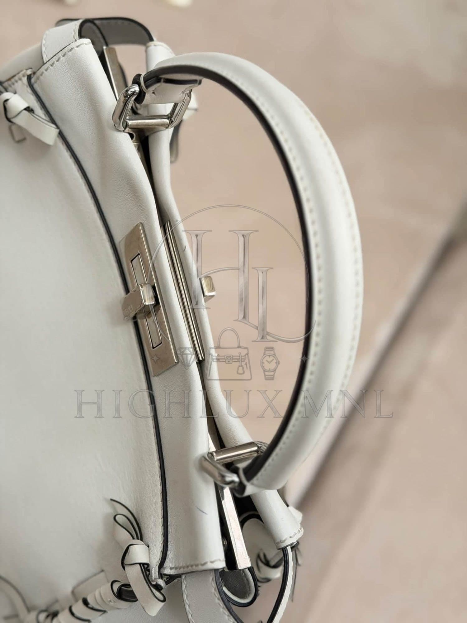 Fendi Nappa Whipstitch Medium Peakaboo Bag — photo 9