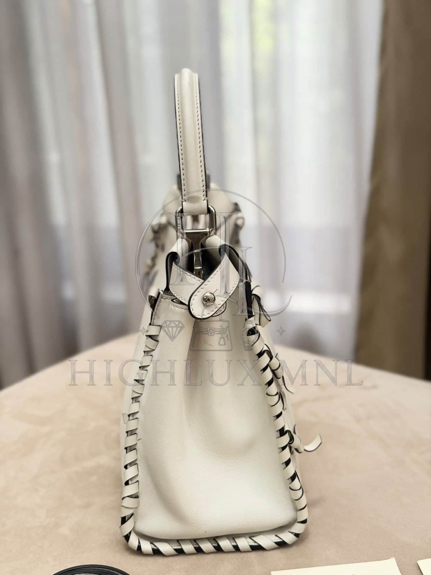 Fendi Nappa Whipstitch Medium Peakaboo Bag — photo 2