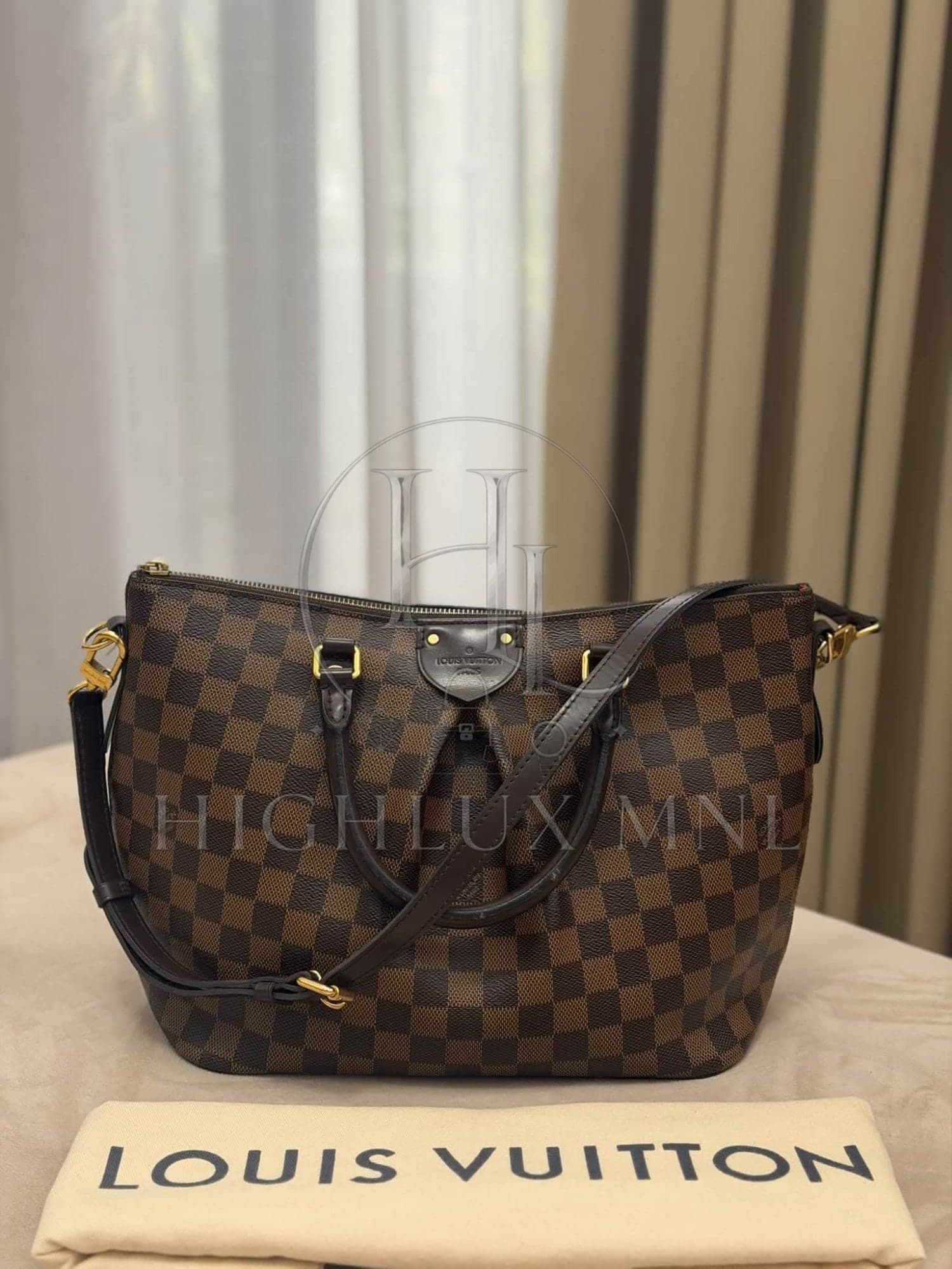 Louis Vuitton Damier Ebene Sienna in MM size