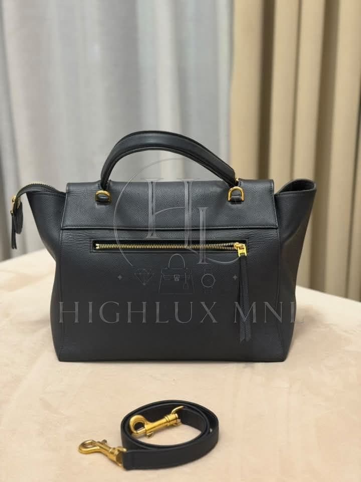 Celine Black Grained Calfskin Belt Bag — photo 2