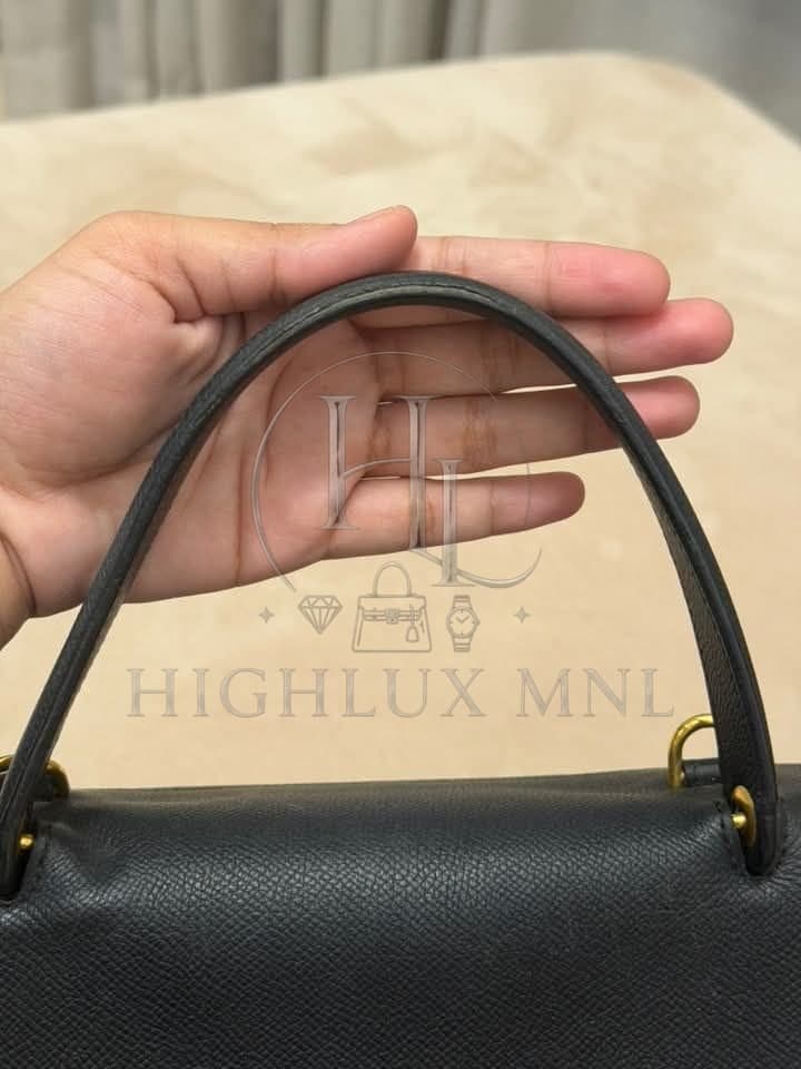 Celine Black Grained Calfskin Belt Bag — photo 9
