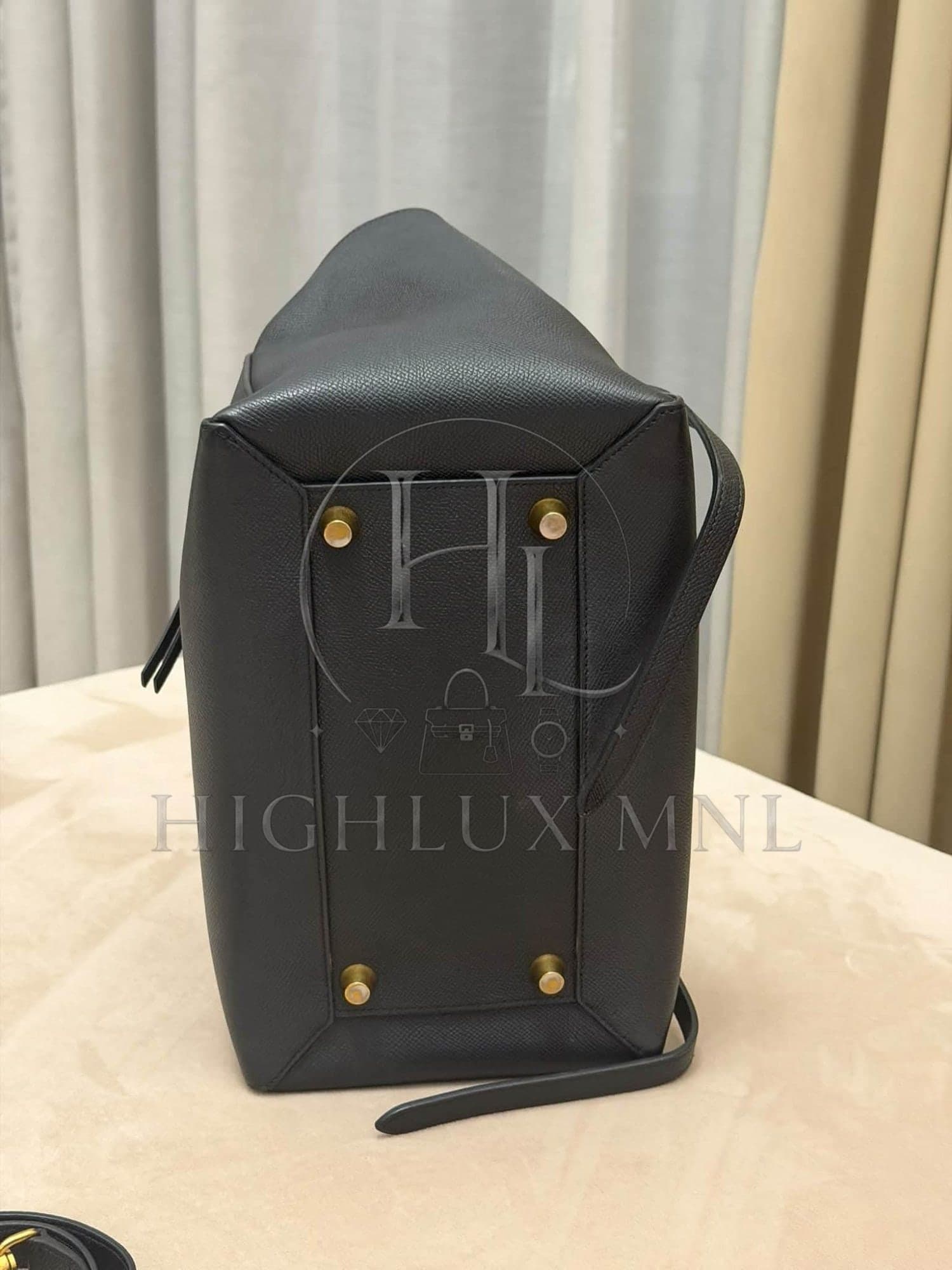 Celine Black Grained Calfskin Belt Bag — photo 4
