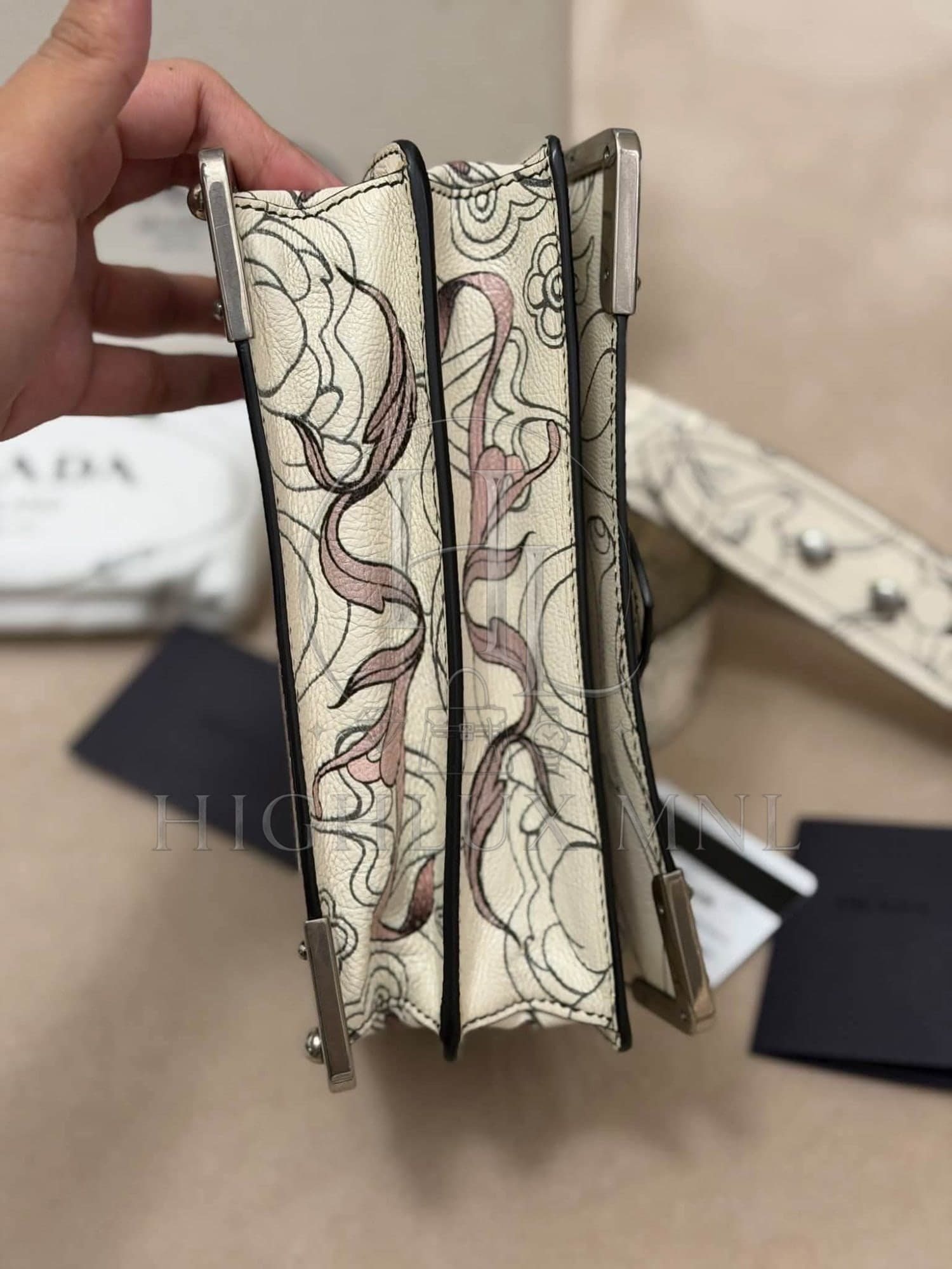 Prada Limited Edition Rabbit Print Cahier Bag — photo 5