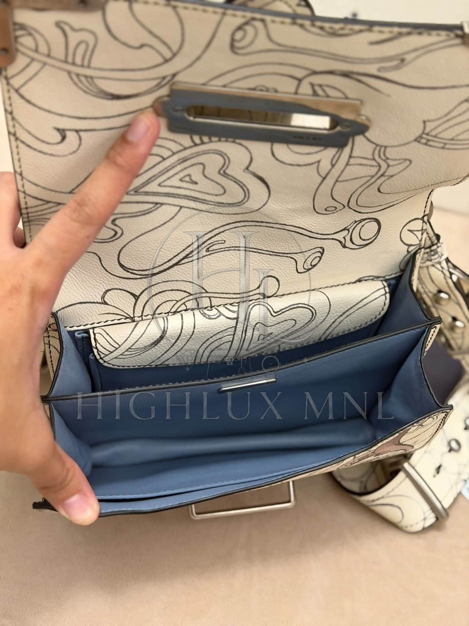 Prada Limited Edition Rabbit Print Cahier Bag — photo 11