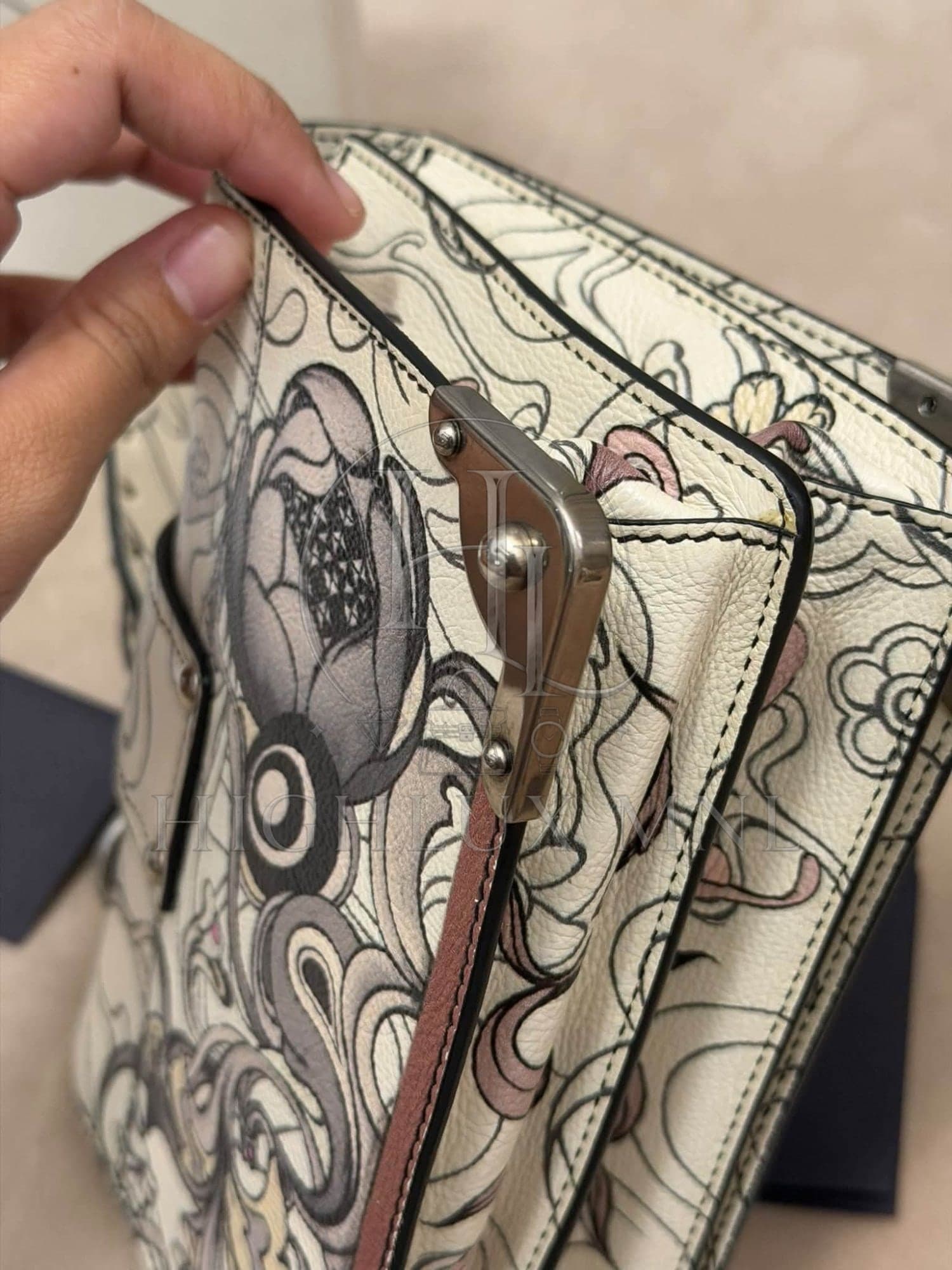 Prada Limited Edition Rabbit Print Cahier Bag — photo 7