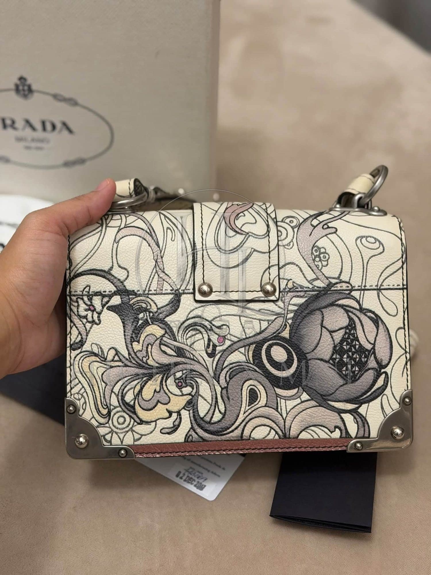 Prada Limited Edition Rabbit Print Cahier Bag — photo 2