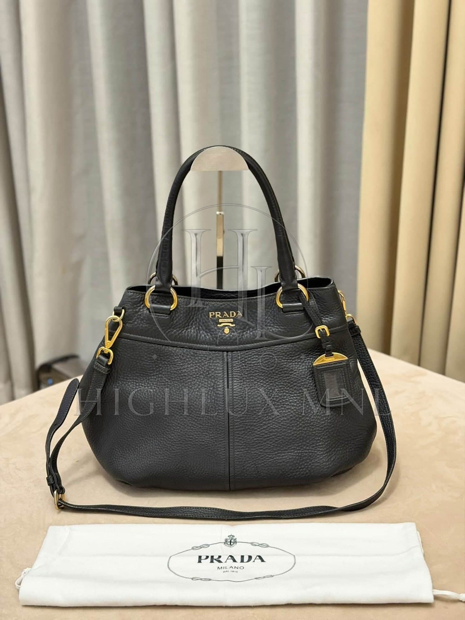 Prada Daino Leather Two-way Bag