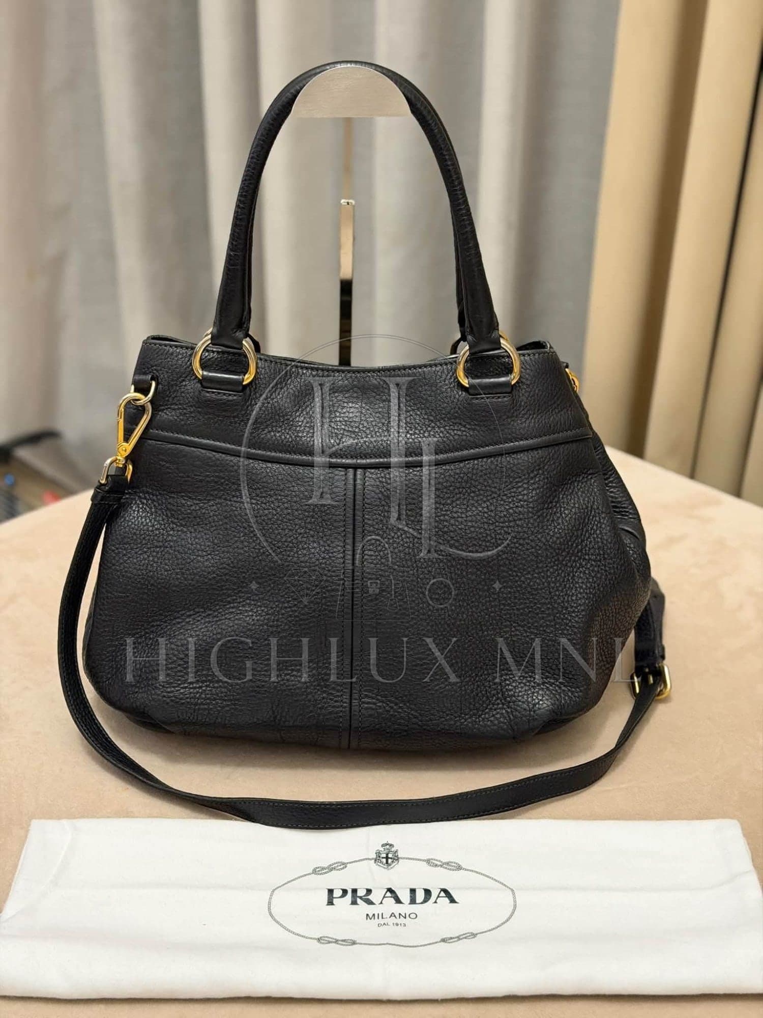Prada Daino Leather Two-way Bag — photo 2