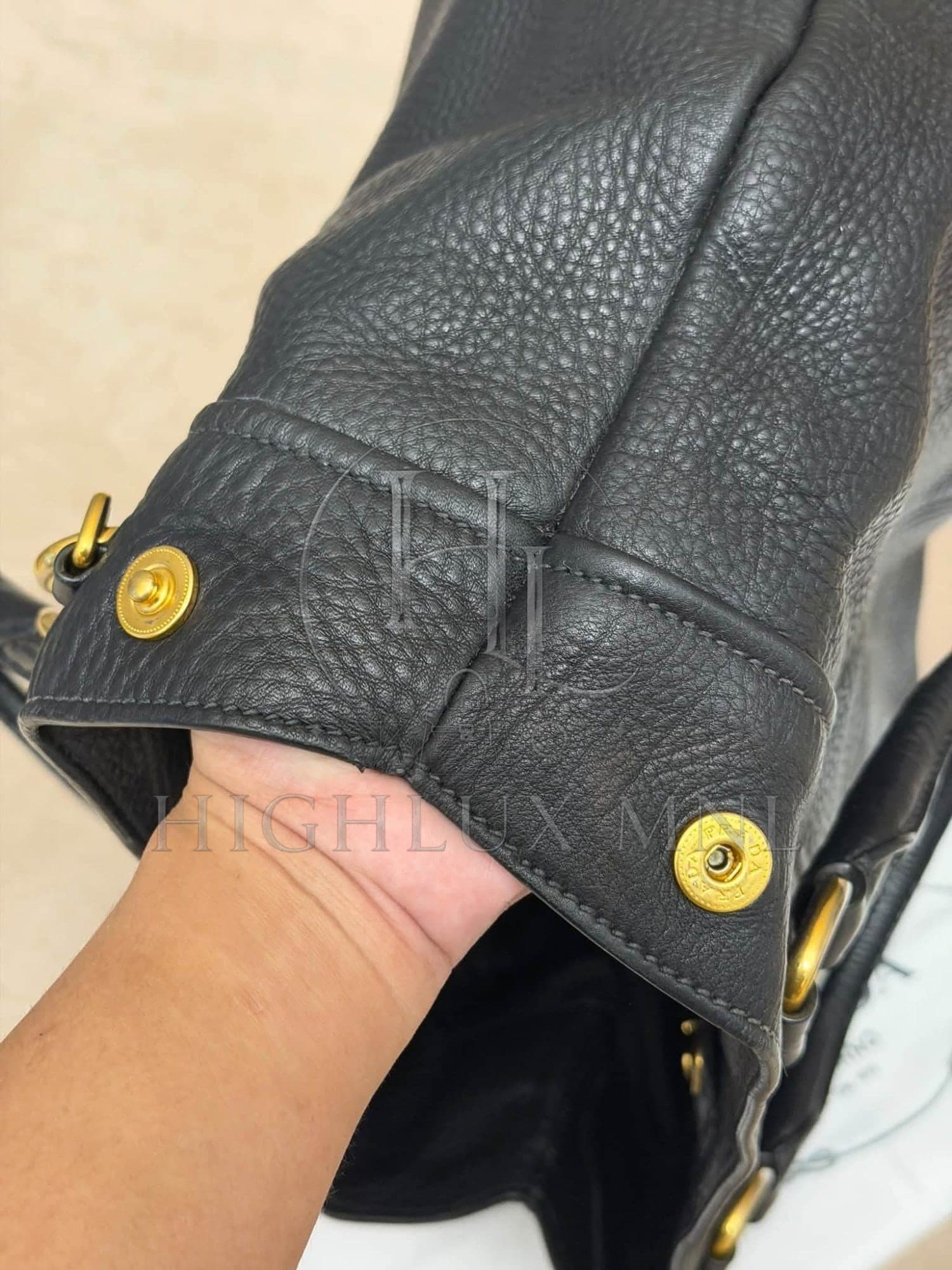 Prada Daino Leather Two-way Bag — photo 10