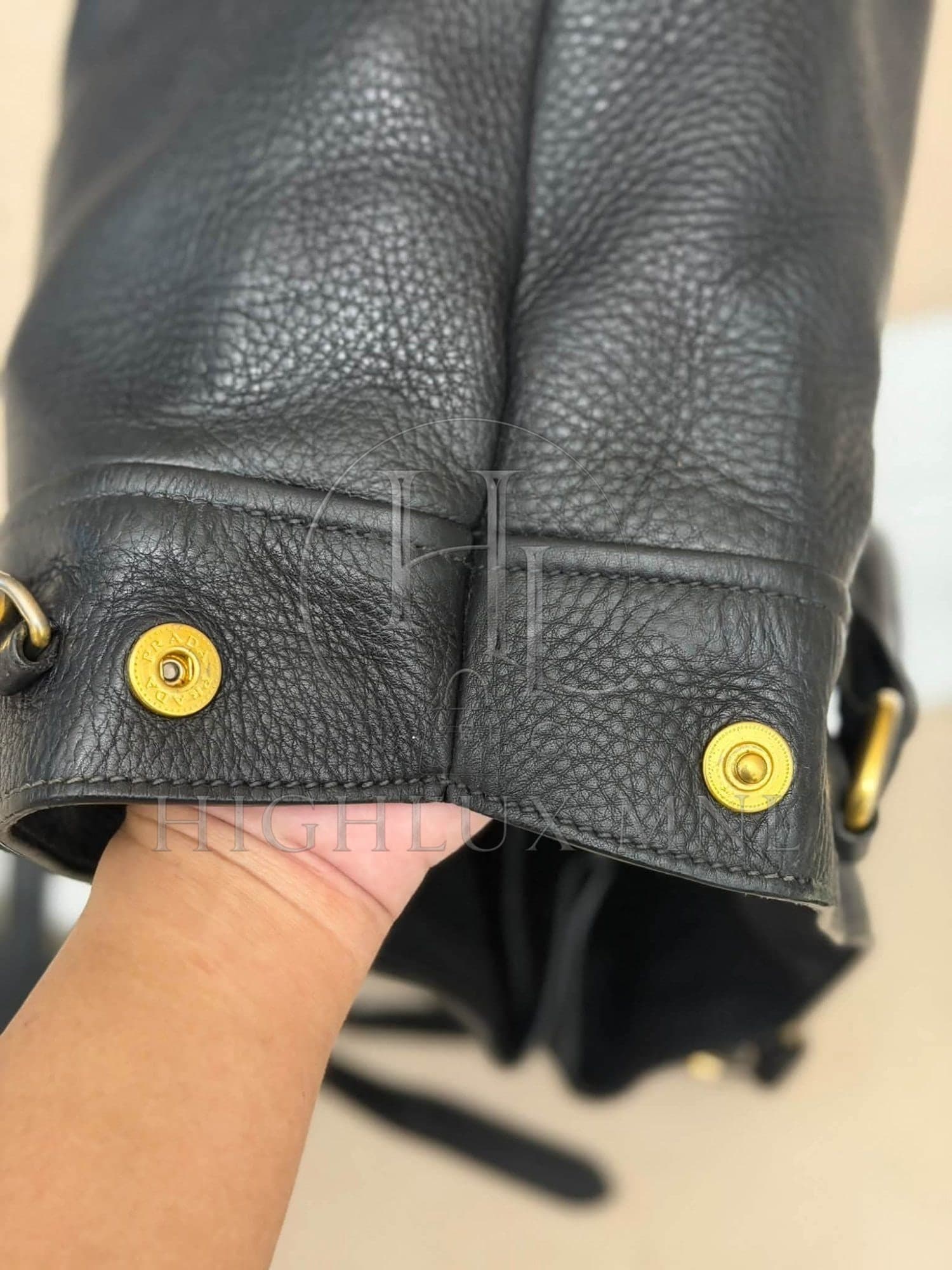 Prada Daino Leather Two-way Bag — photo 11