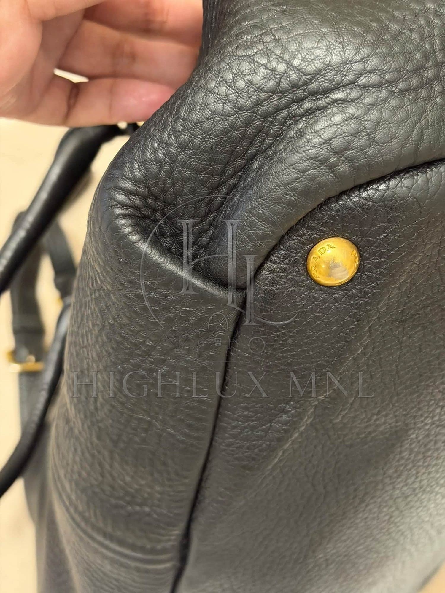 Prada Daino Leather Two-way Bag — photo 6