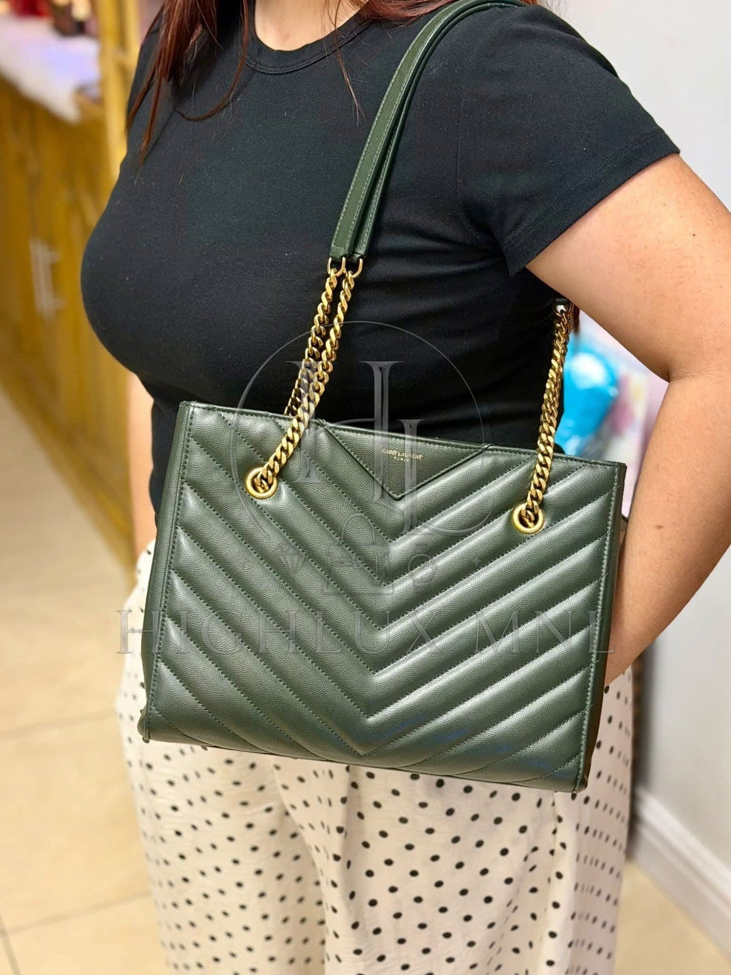 YSL Tribeca Shouler Chain