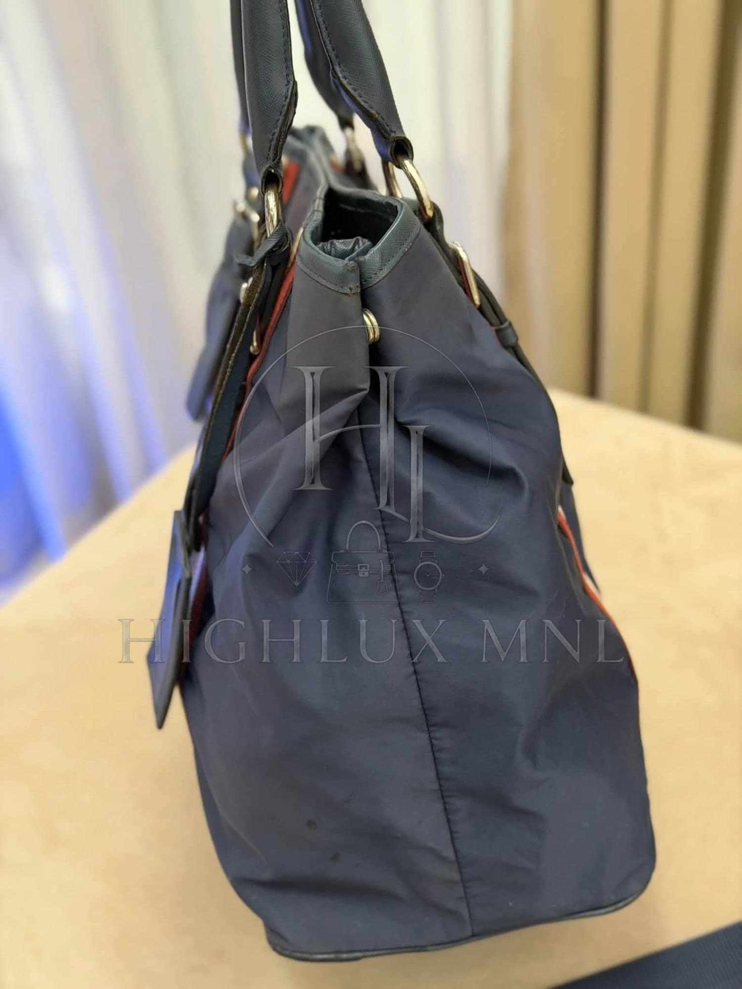 Prada Nylon Big Tote/Travel Bag — photo 3