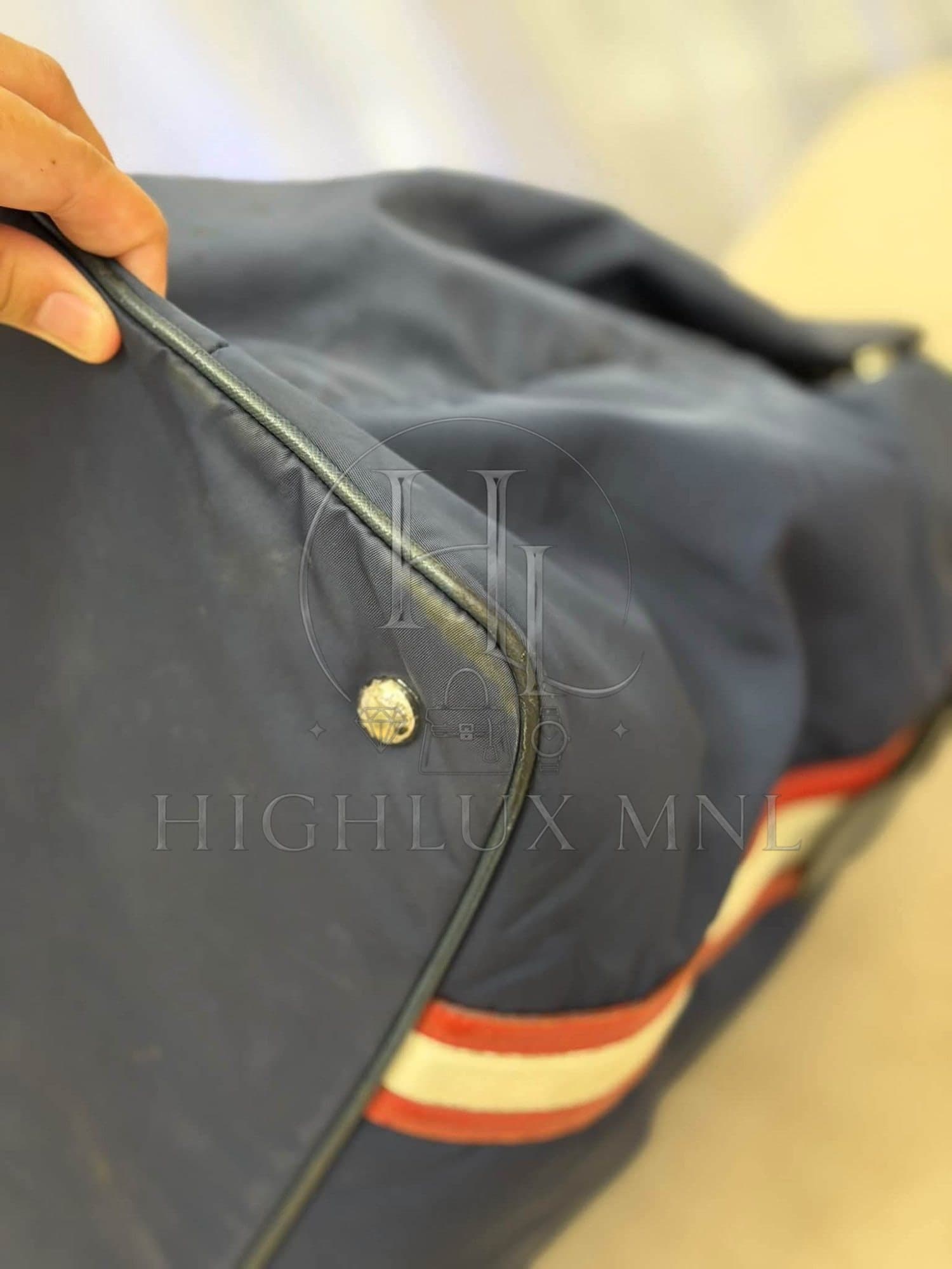 Prada Nylon Big Tote/Travel Bag — photo 9