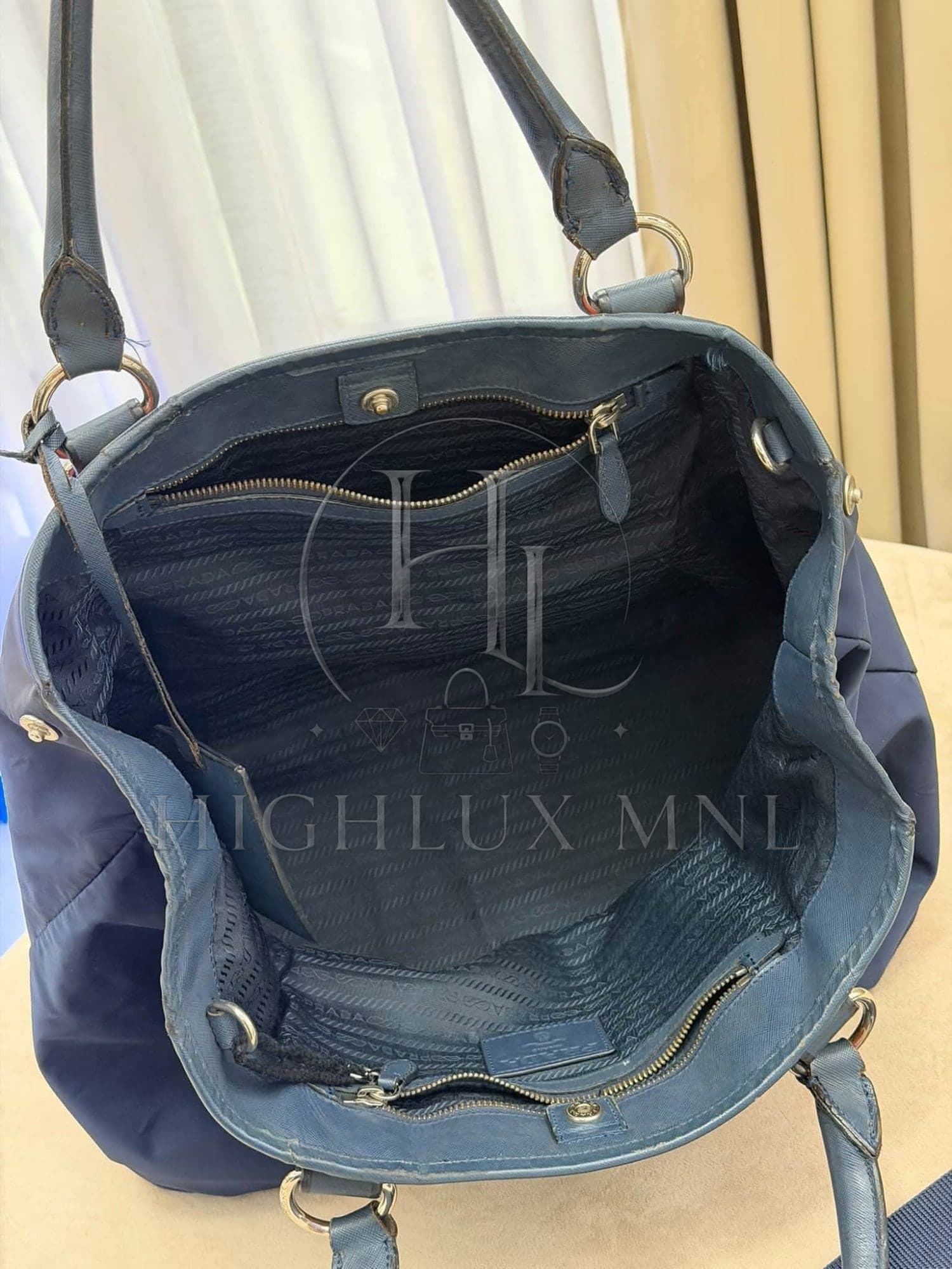 Prada Nylon Big Tote/Travel Bag — photo 10
