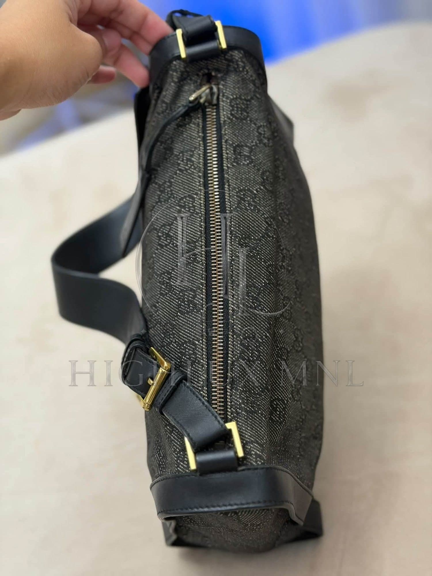 Gucci GG Denim Canvas Shoulder Bag — photo 5