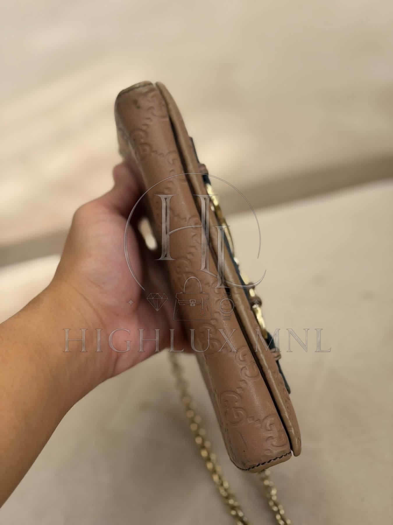Gucci Guccissima Emily Wallet on Chain — photo 5