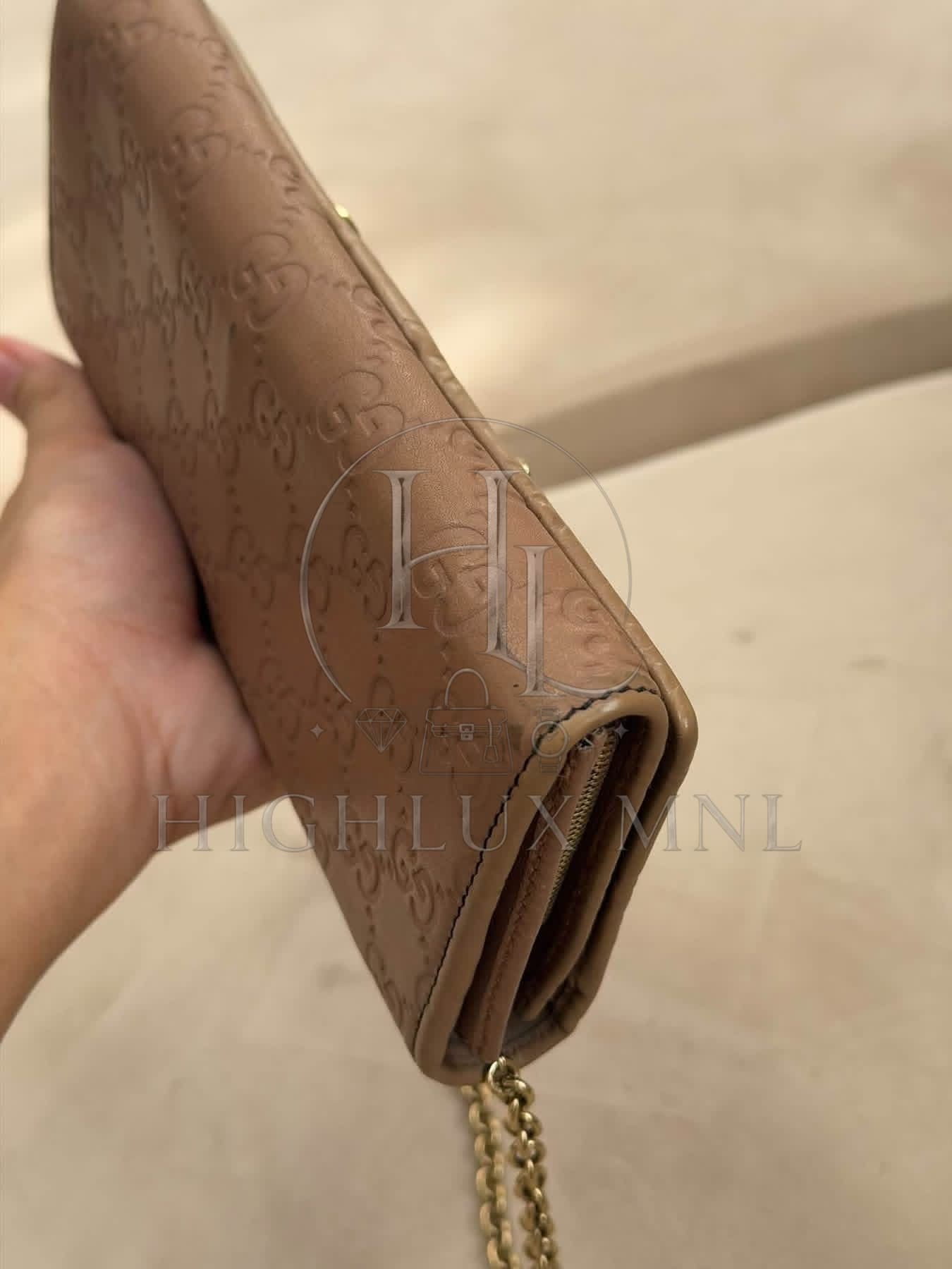 Gucci Guccissima Emily Wallet on Chain — photo 8