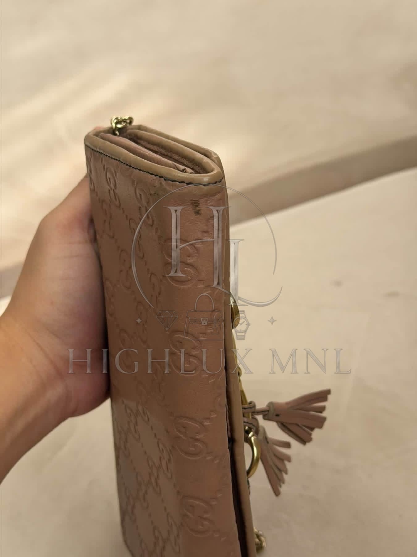 Gucci Guccissima Emily Wallet on Chain — photo 7