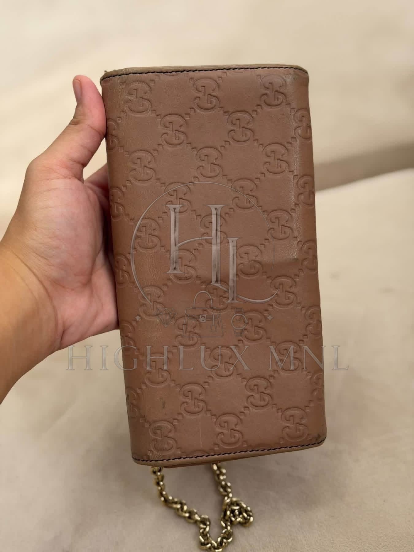 Gucci Guccissima Emily Wallet on Chain — photo 6