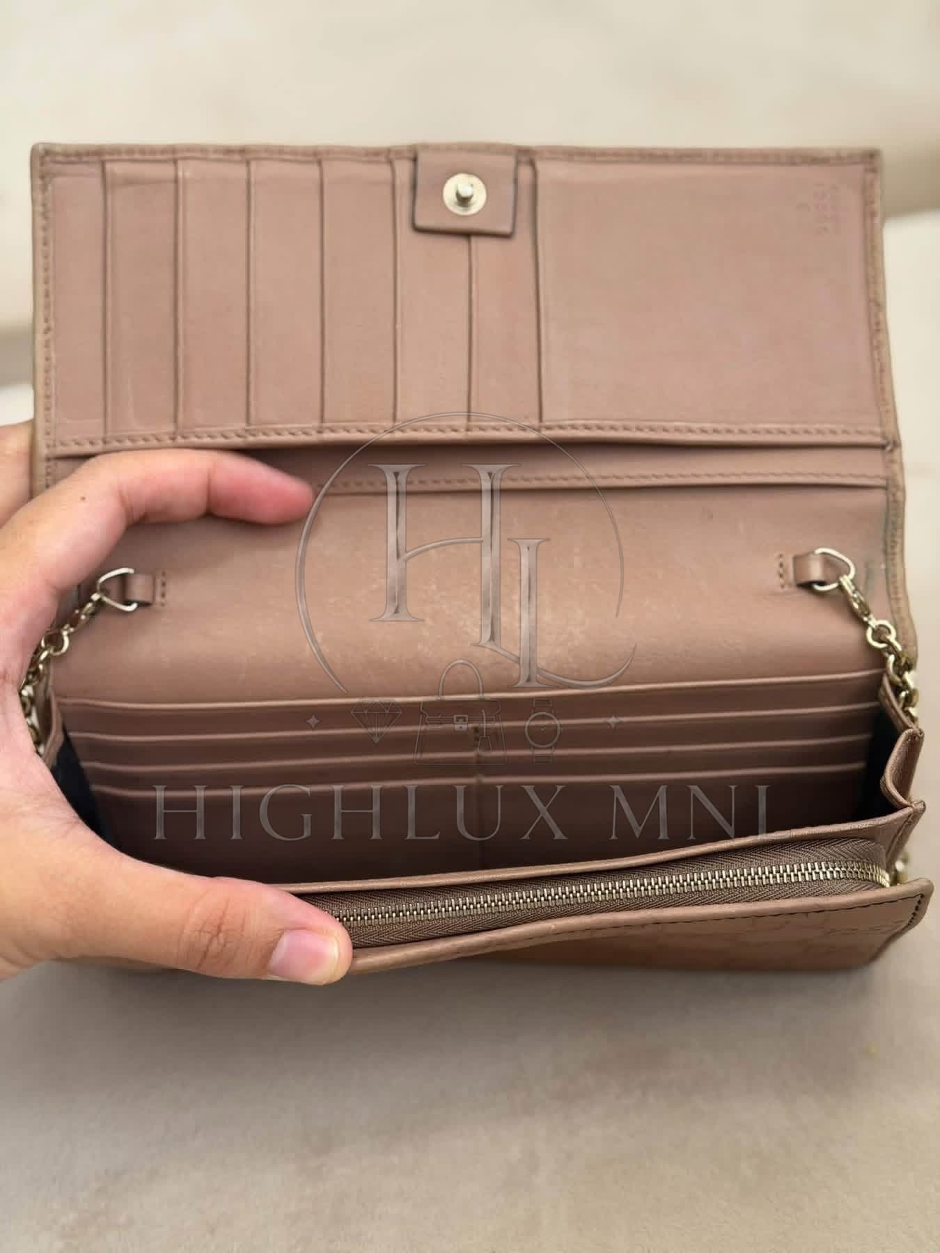 Gucci Guccissima Emily Wallet on Chain — photo 10